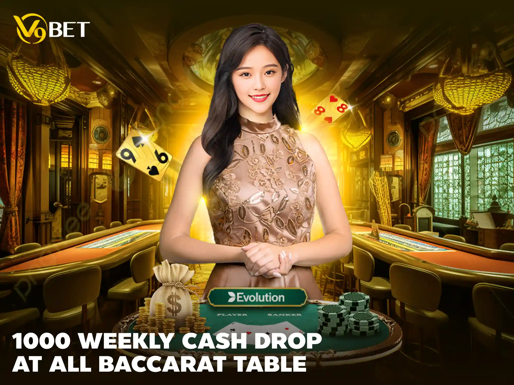 Discover V9bet Promotion 1000 Weekly Cash Drops