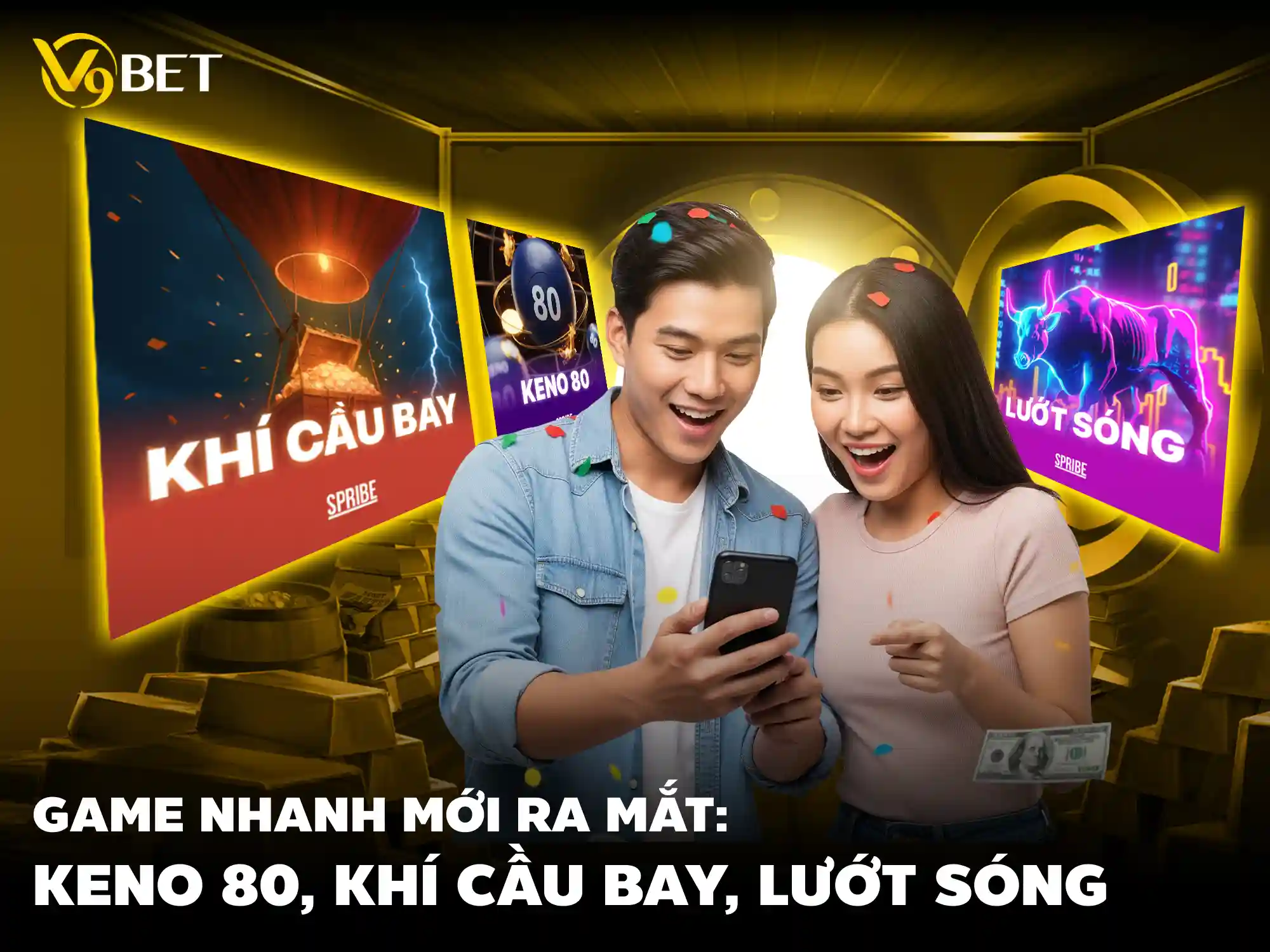 Top 3 game mới đổi thưởng cực đỉnh tại V9Bet