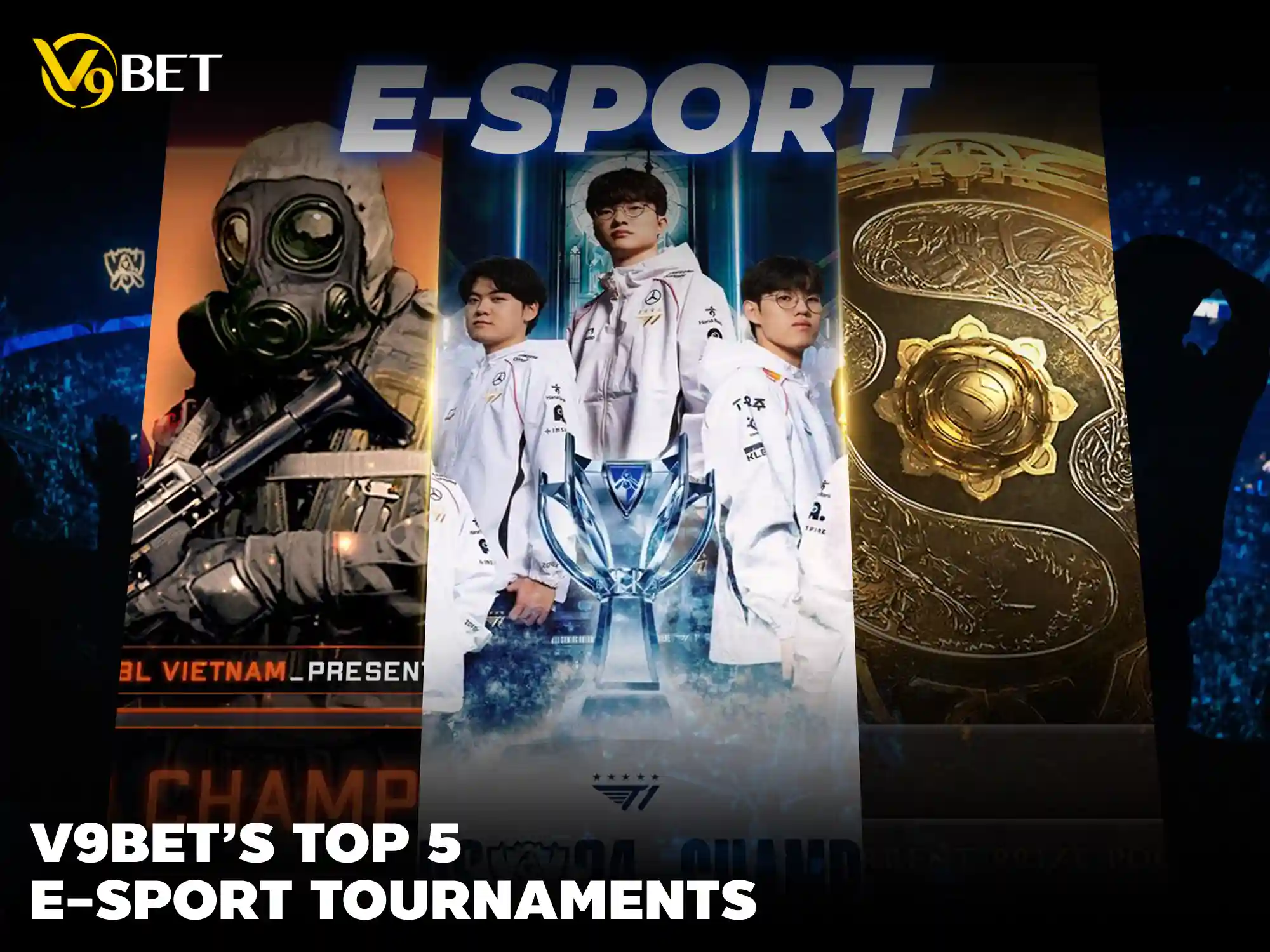 5 Prominent V9Bet E-Sports Tournaments