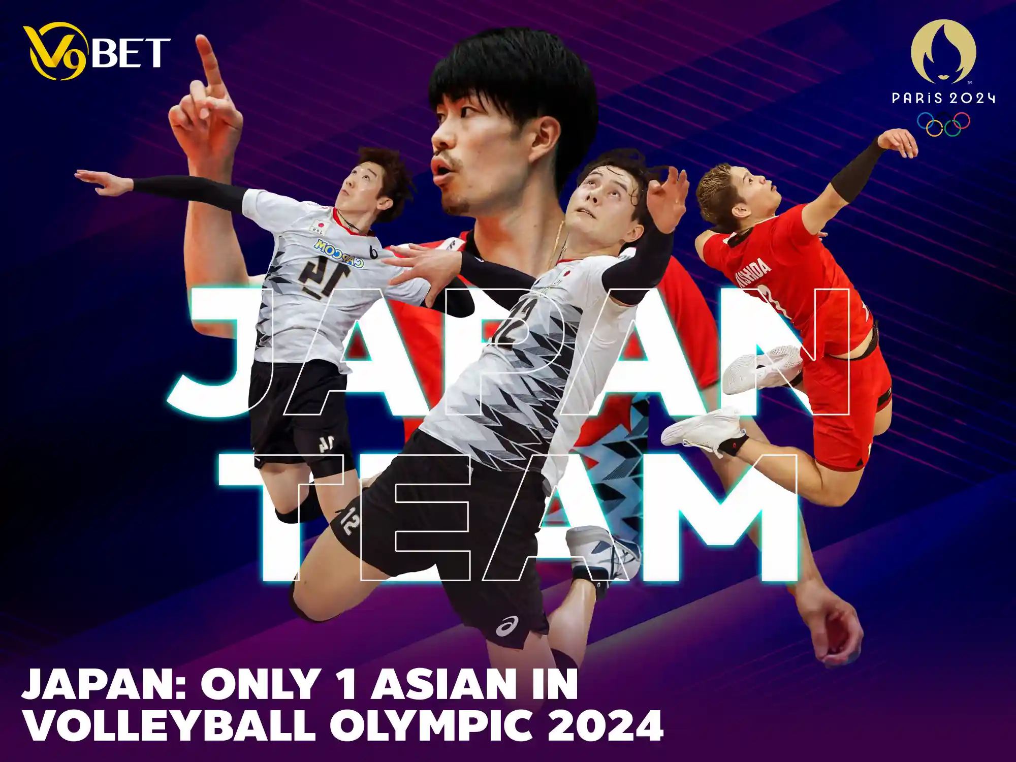 Japan: Asian representative in men's volleyball at the 2024 Olympics