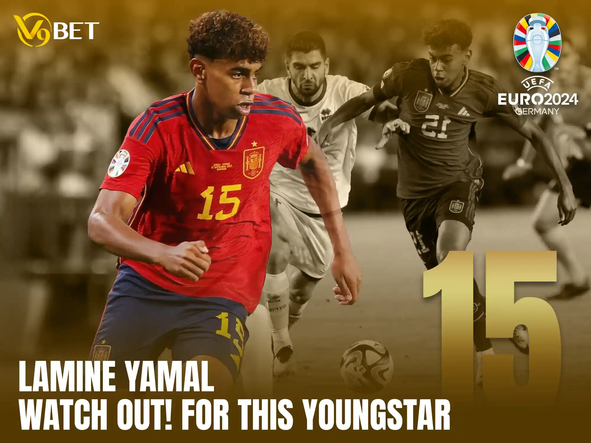 Lamine Yamal - Young soccer superstar with a bright future at EURO 2024