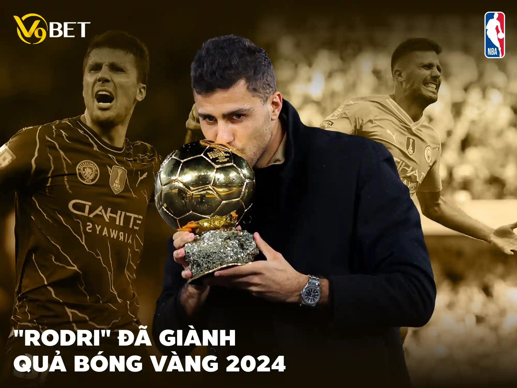 Rodri Giành Quả Bóng Vàng 2024 Minh Chứng Cho Đỉnh Cao Sự Nghiệp