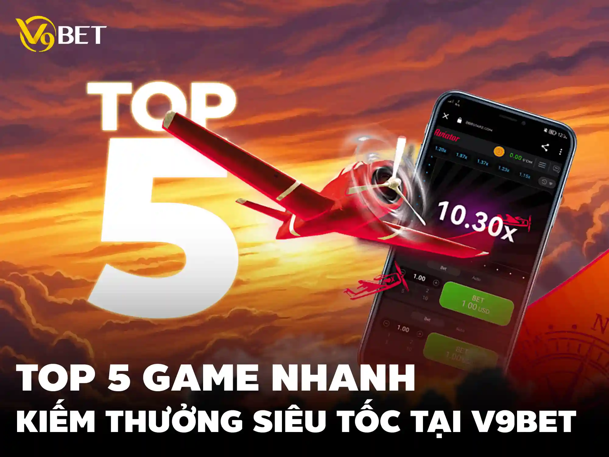 Top 5 Game Đổi Thưởng Siêu Tốc Tại V9Bet – Cập Nhật Mới Nhất