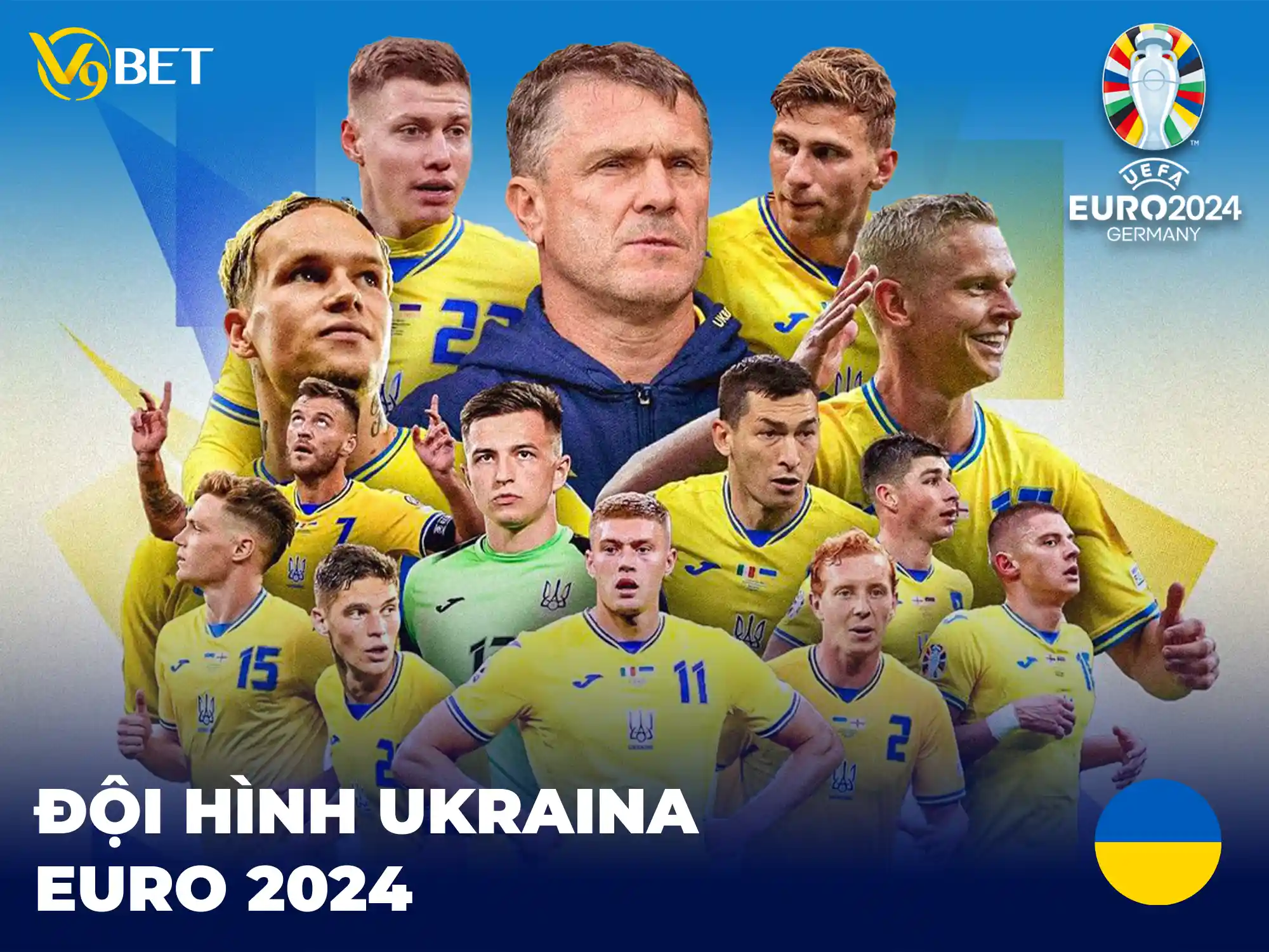 Đội tuyển Ukraine và đội hình dự Euro dự kiến trong năm 2024