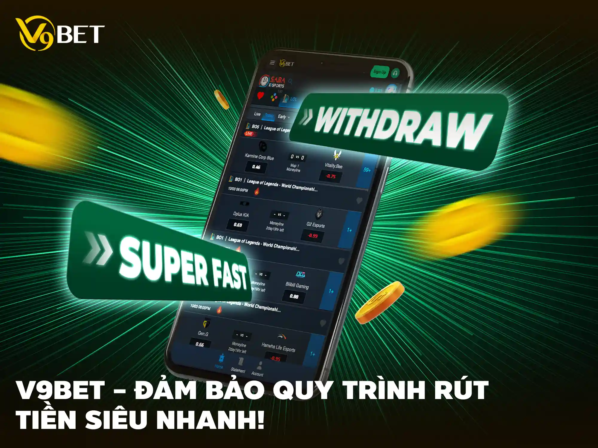 Cá cược bóng đá tại V9Bet - Nhà cái uy tín, rút tiền siêu nhanh