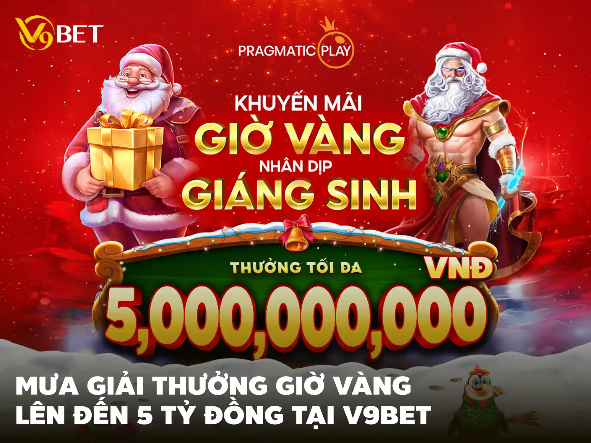 “Daily Xmas Happy Hour” – Đón Giáng Sinh Vui Vẻ Cùng V9BET