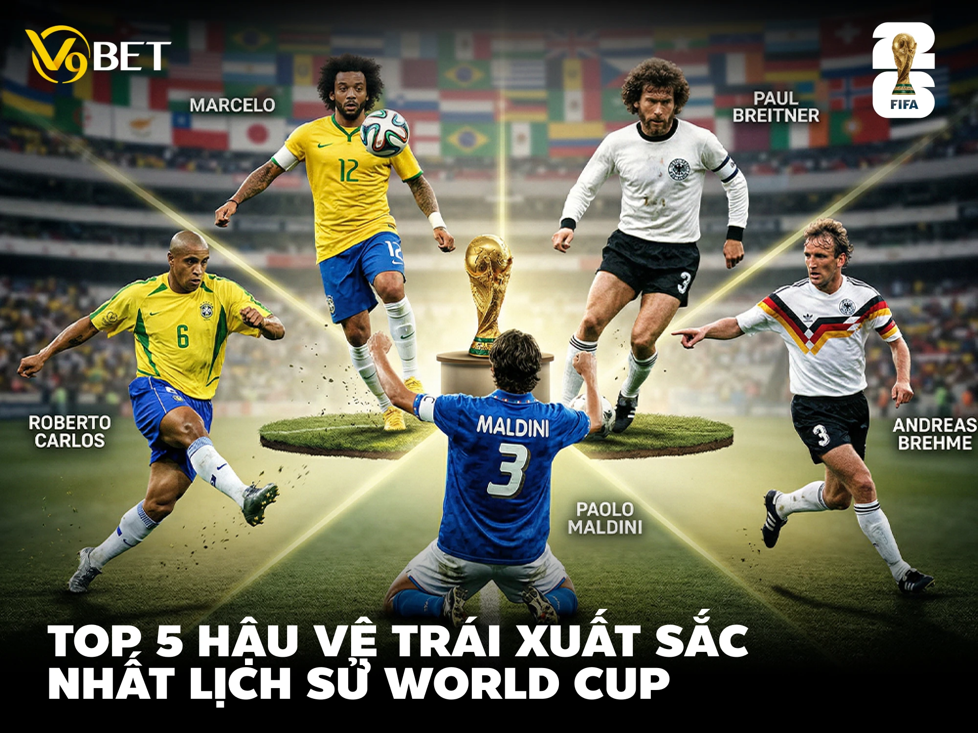 World Cup 2026: Top 5 Hậu Vệ Trái Hay Nhất Lịch Sử – Ai Sẽ Lên Ngôi?