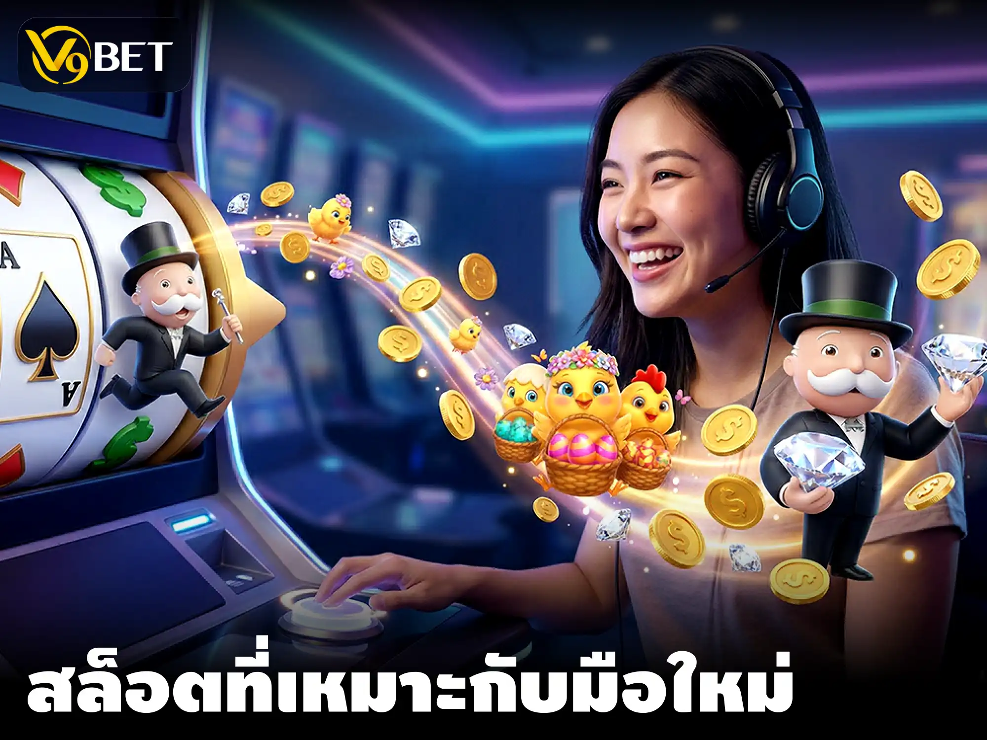 V9Bet มาแนะนำ เกมสล็อตออนไลน์ แบบไหนเหมาะกับมือใหม่มากที่สุด?
