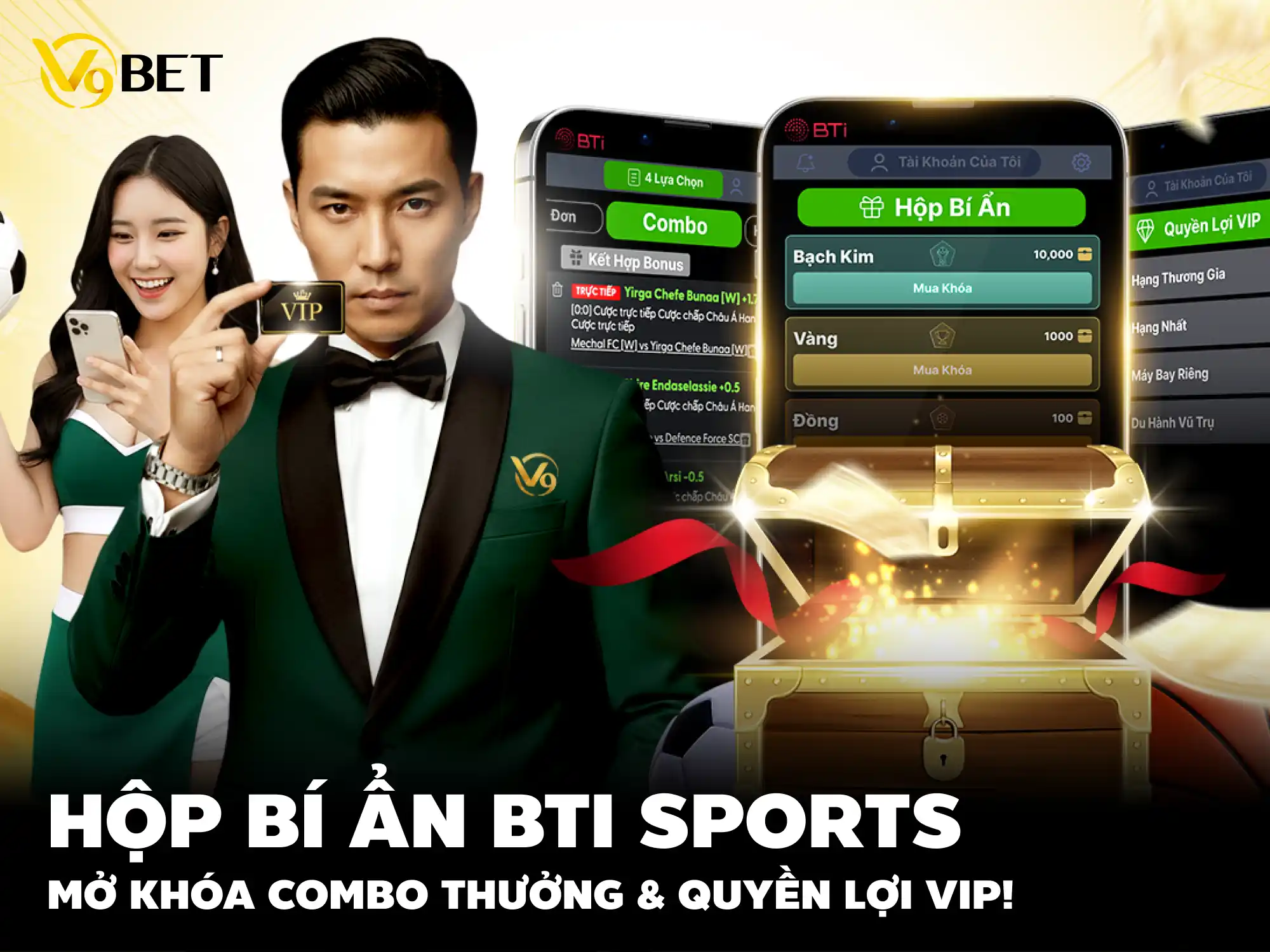 Đập Hộp Quà Bí Ẩn BTi Sports - Nhận Combo Thưởng & Thăng Hạng VIP