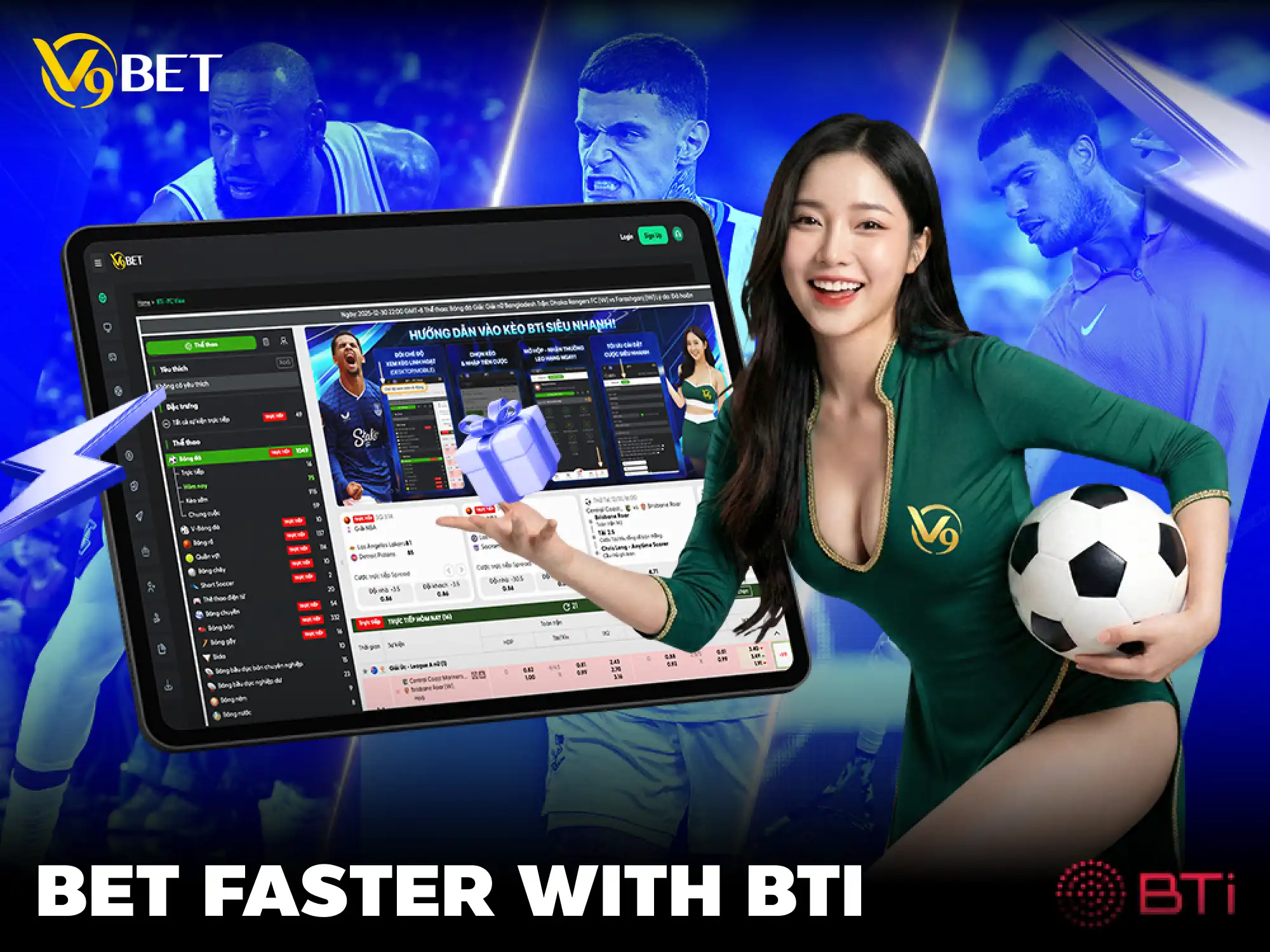 BTi Sports on V9BET – Competitive Odds, Fast & Smooth Betting Experience