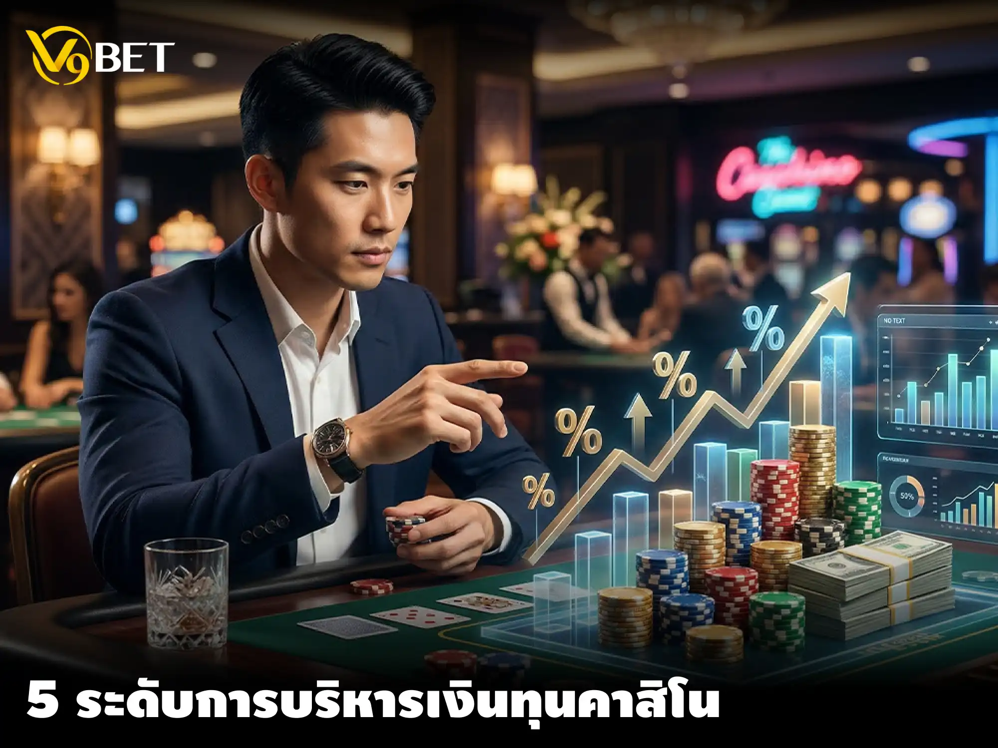 เคล็ดลับ 5 ระดับการบริหารเงินทุน สำหรับผู้เล่นคาสิโนออนไลน์