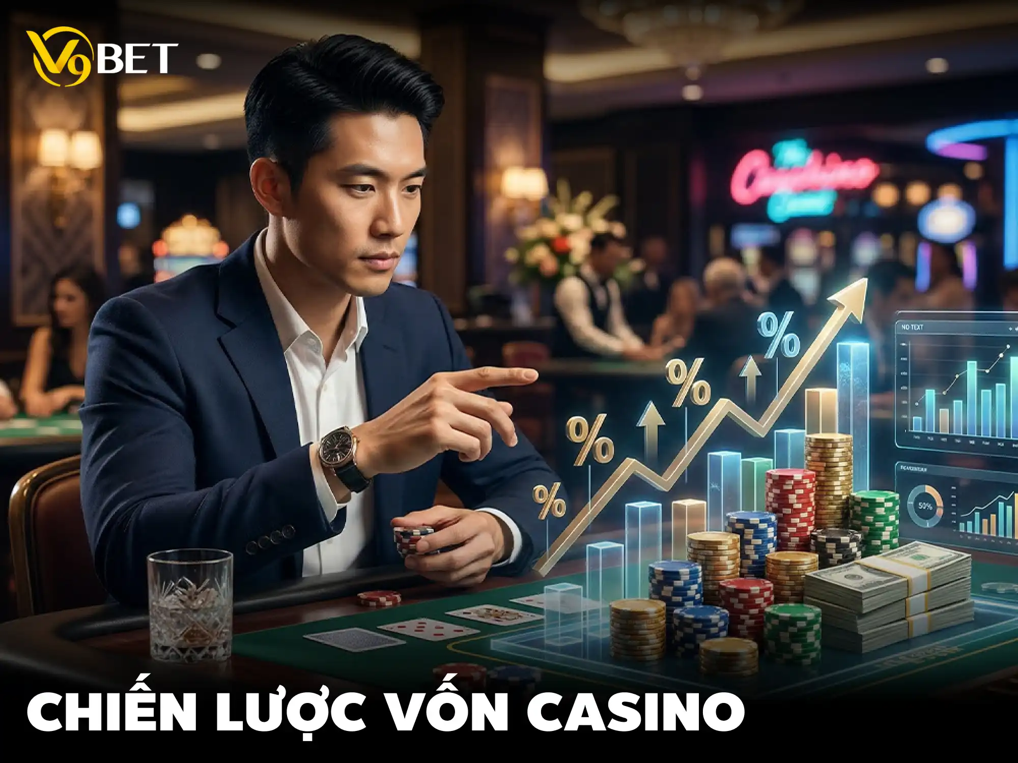 V9Bet Casino: Quản Lý Vốn 5 Cấp Độ Cho Người Chơi Casino Trực Tuyến