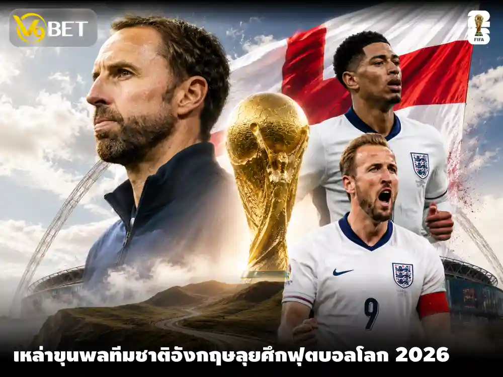 เบลลิงแฮมและเคน นำทัพอังกฤษลุยฟุตบอลโลก — รายชื่อทั้งหมดและสถิติสำคัญ