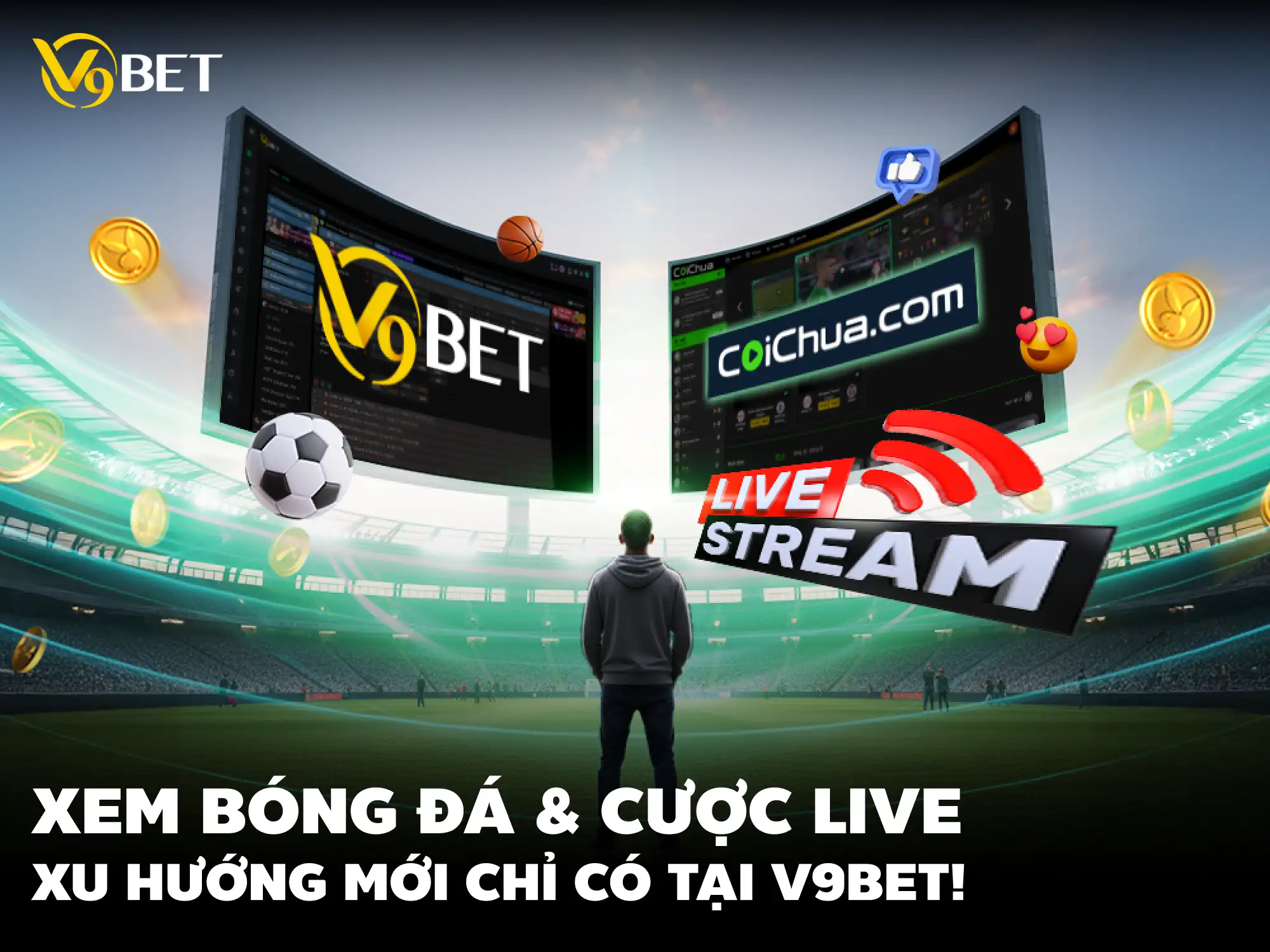 Trực Tiếp Bóng Đá Tích Hợp Cá Cược | Xu Hướng Mới Tại V9bet & Coi Chùa TV
