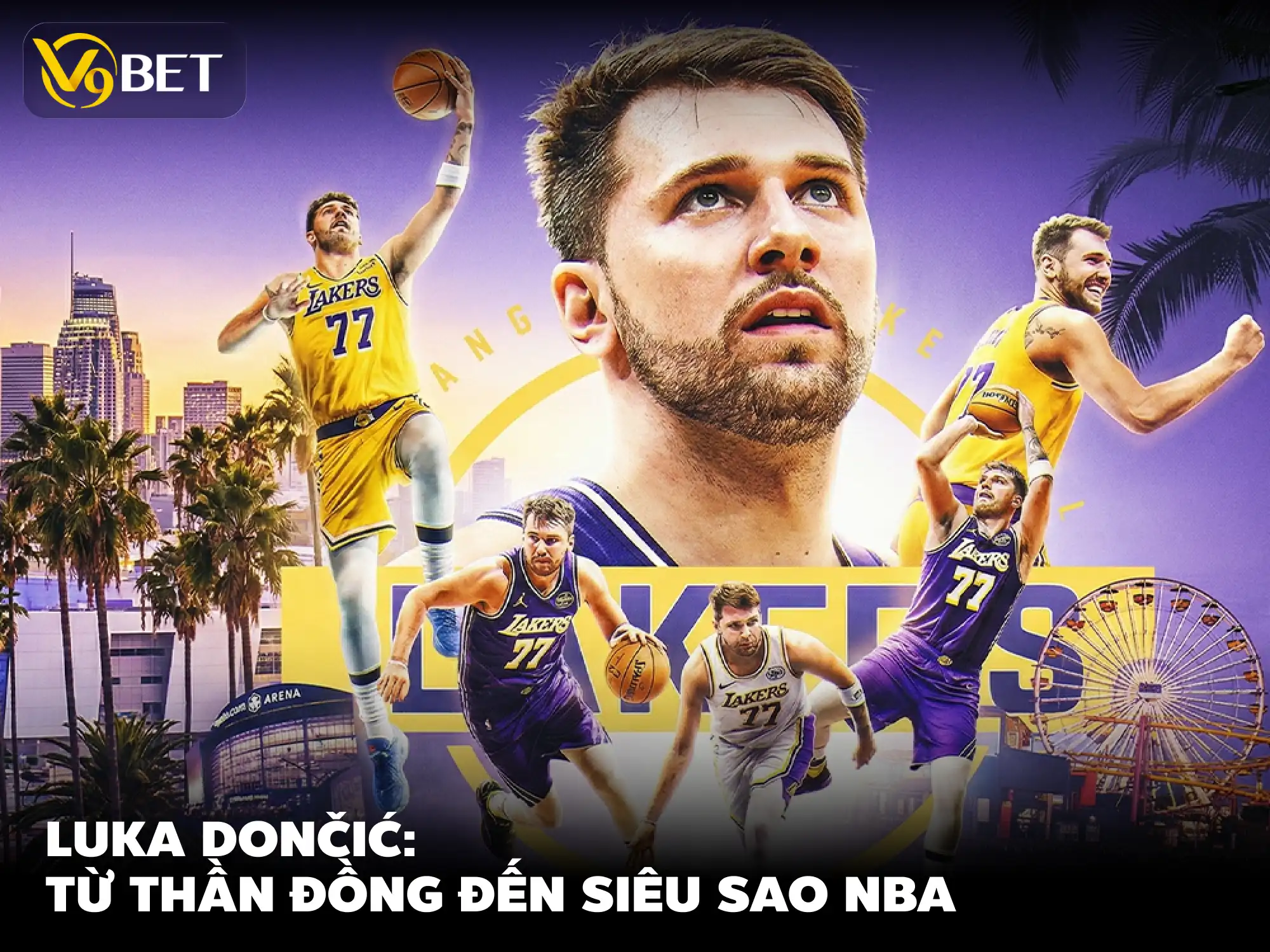V9Bet: Hành Trình Luka Doncic - Từ Thiên Tài Madrid Đến Vua Lakers