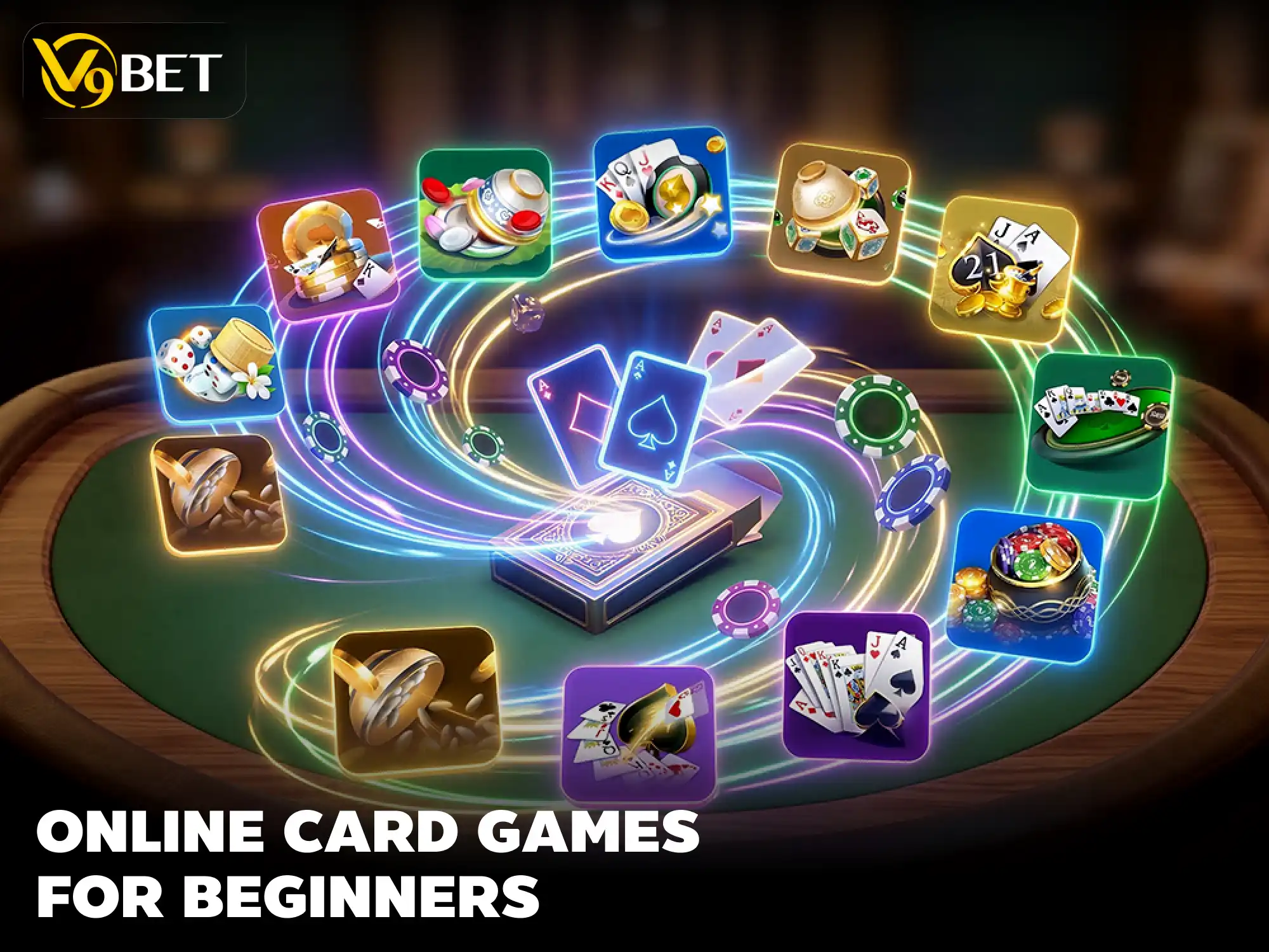 Online Card Games: Basic Rules & How to Choose the Right Game in 2026 at V9Bet