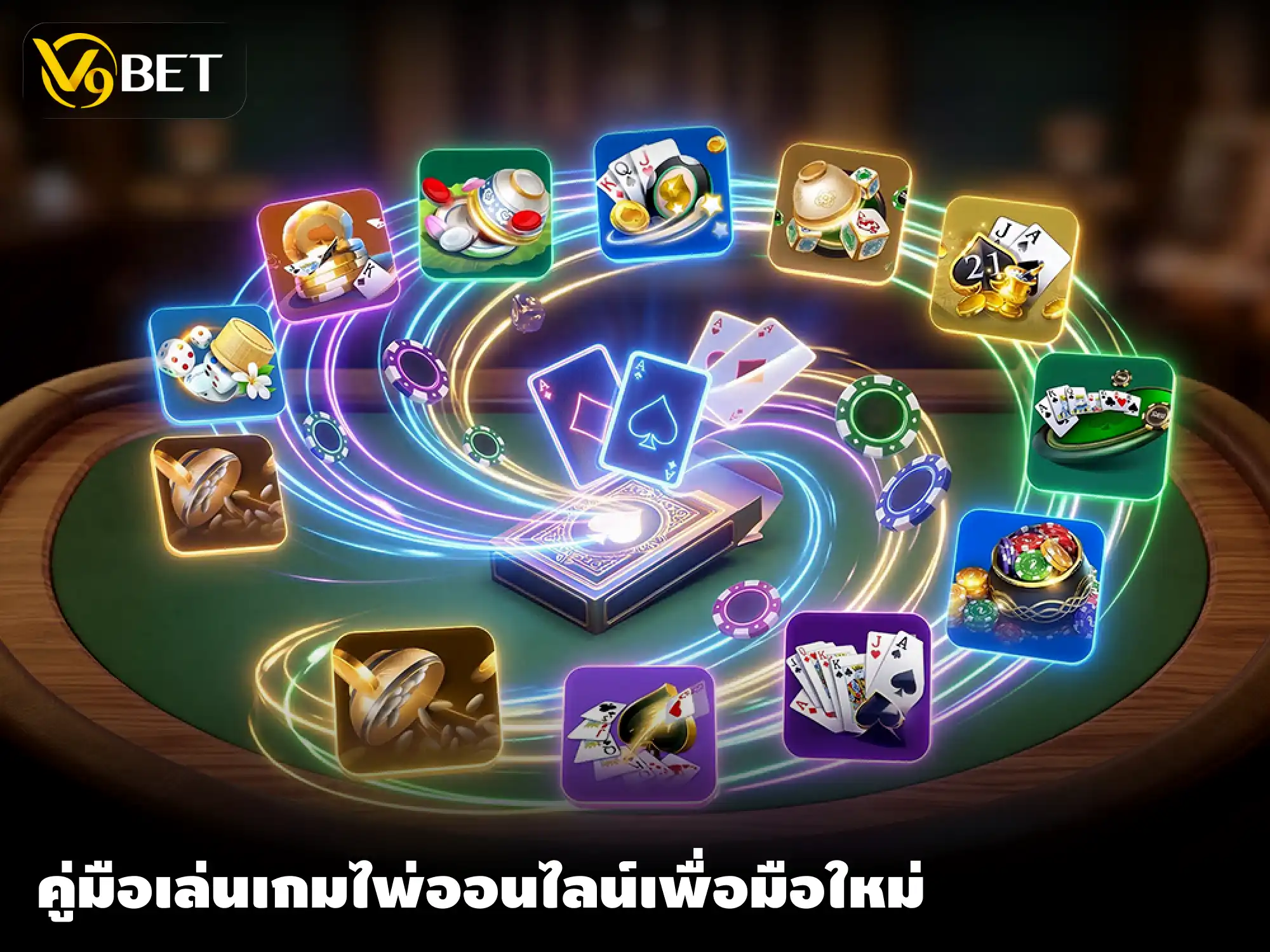 V9Bet นำเสนอ เกมการ์ดออนไลน์: กติกาพื้นฐานและวิธีเลือกเกมให้เหมาะ