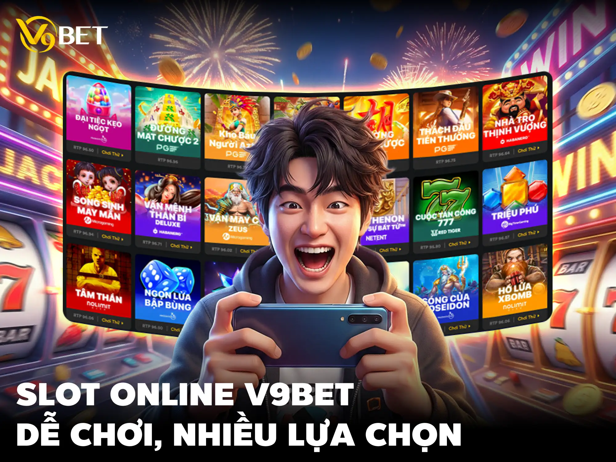 Trải Nghiệm Slot Online Tại V9bet: Dễ Chơi, Đa Dạng & Phù Hợp Mọi Người Chơi
