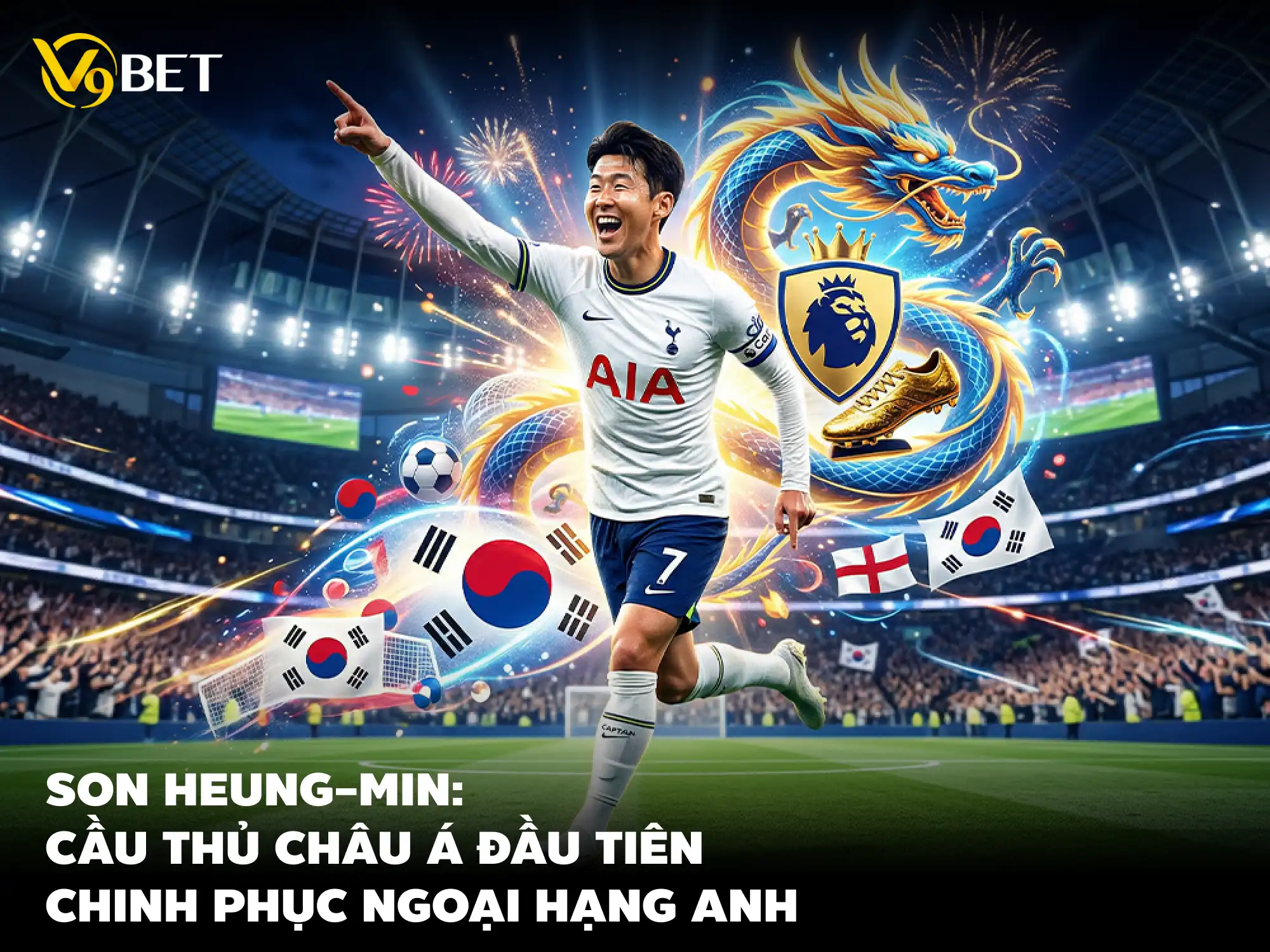 Son Heung-min:  Người Châu Á Đầu Tiên Chinh Phục Ngoại Hạng Anh