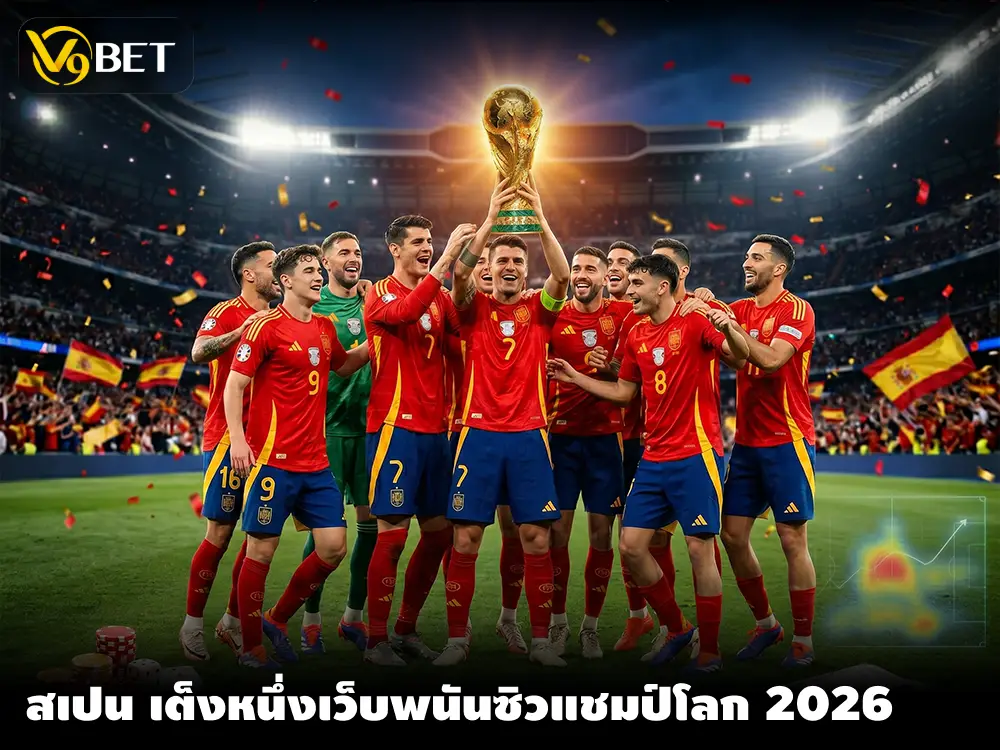 สเปน เต็งหนึ่งเว็บพนันซิว แชมป์โลก 2026 พวกเขามีโอกาสจริงหรือไม่?