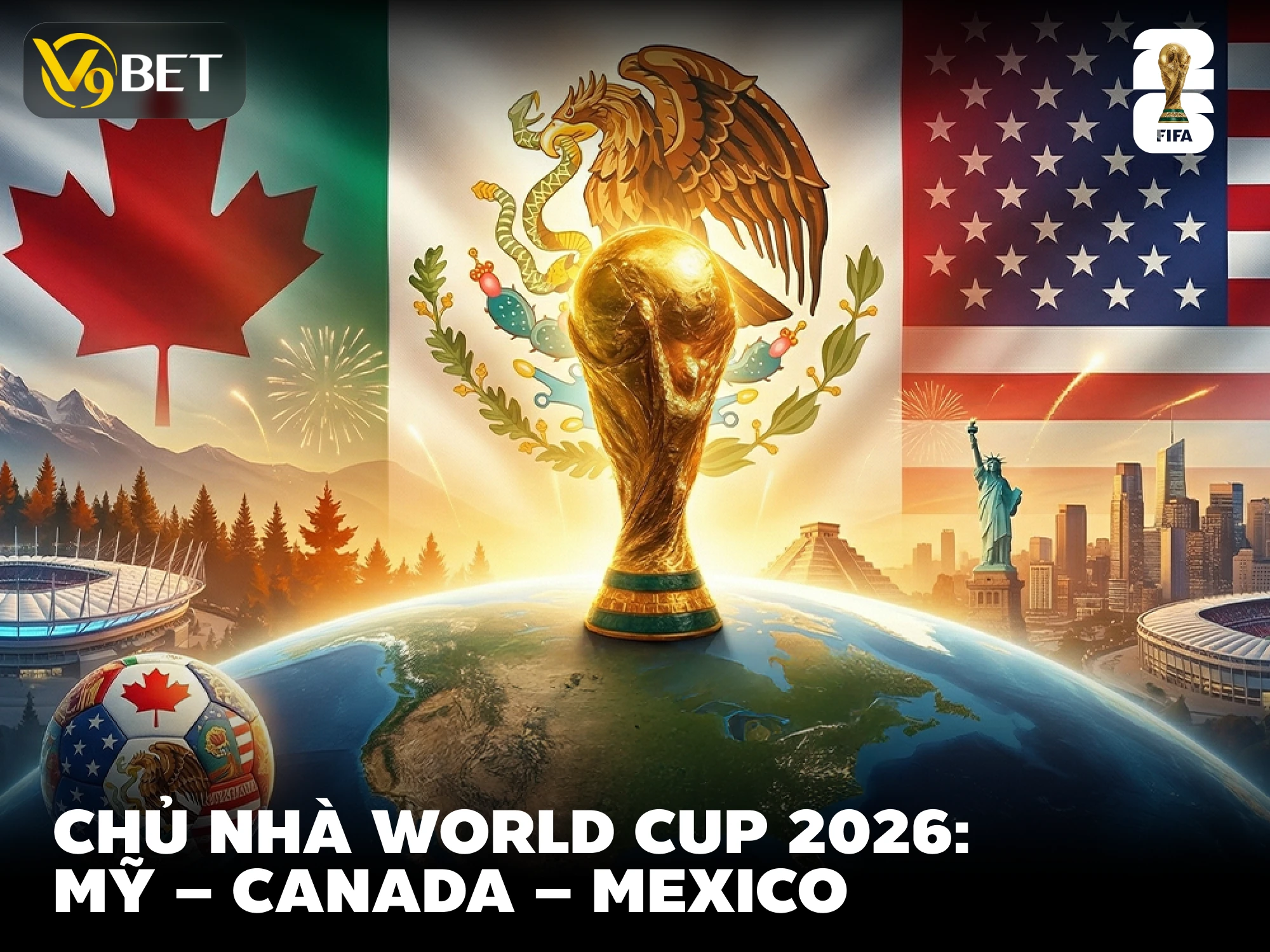 World Cup 2026: Phân Tích 3 Nước Chủ Nhà – Quốc Gia Nào Đi Xa Nhất?