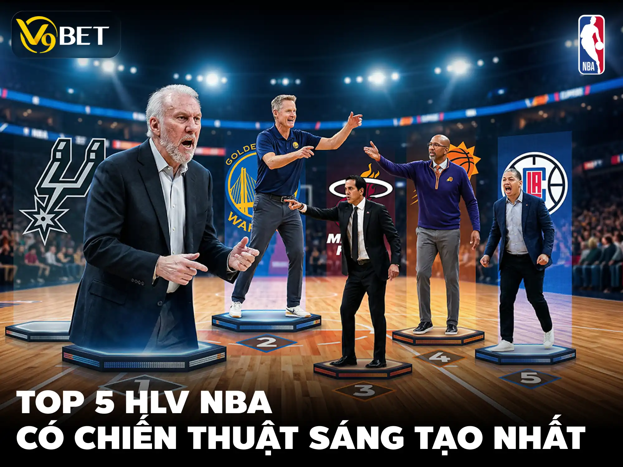 Top 5 HLV Có Chiến Thuật Sáng Tạo Nhất NBA Thời Đại Hiện Nay 2026