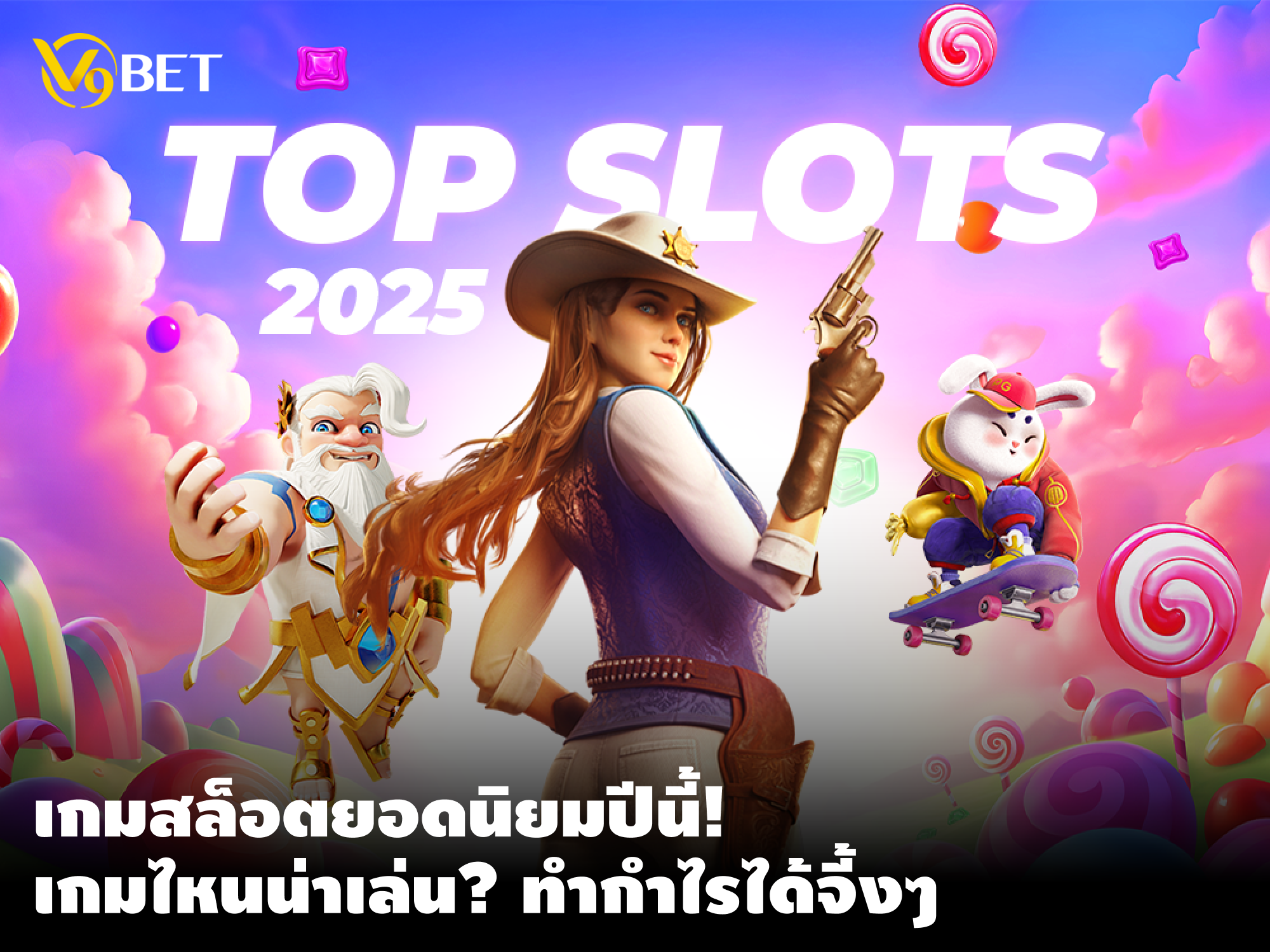เกมสล็อตยอดนิยม ที่ได้รับความนิยมมากที่สุดในปี 2025 ที่ V9Bet