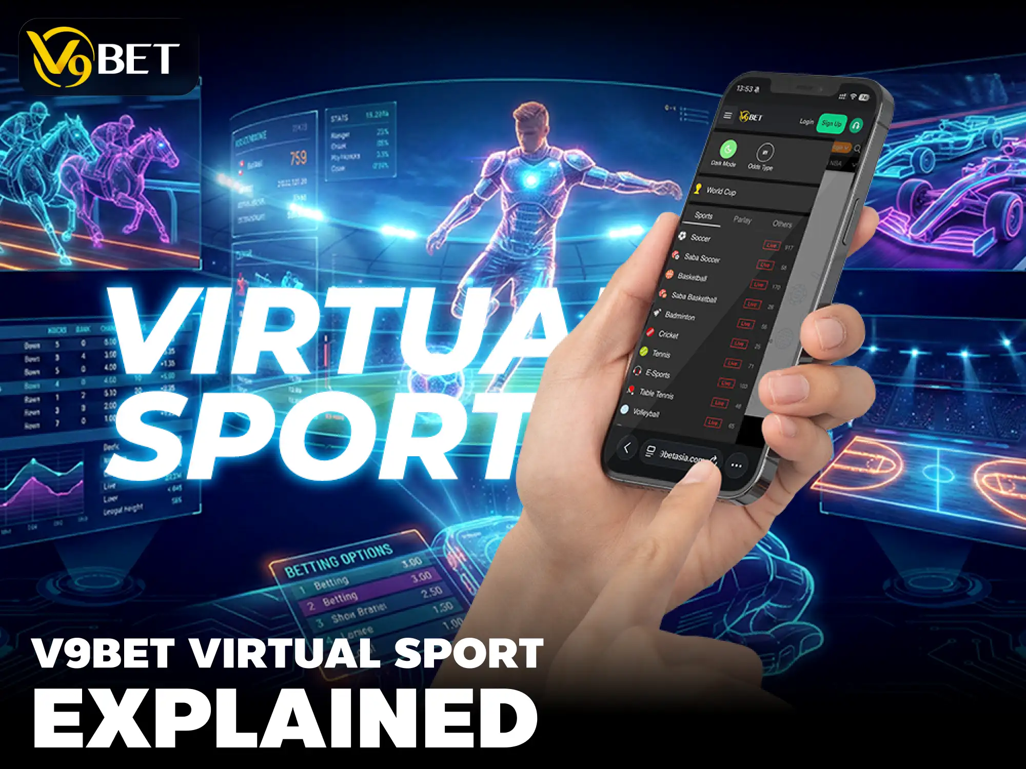 V9Bet Virtual Sports: How to Play & Odds Explained