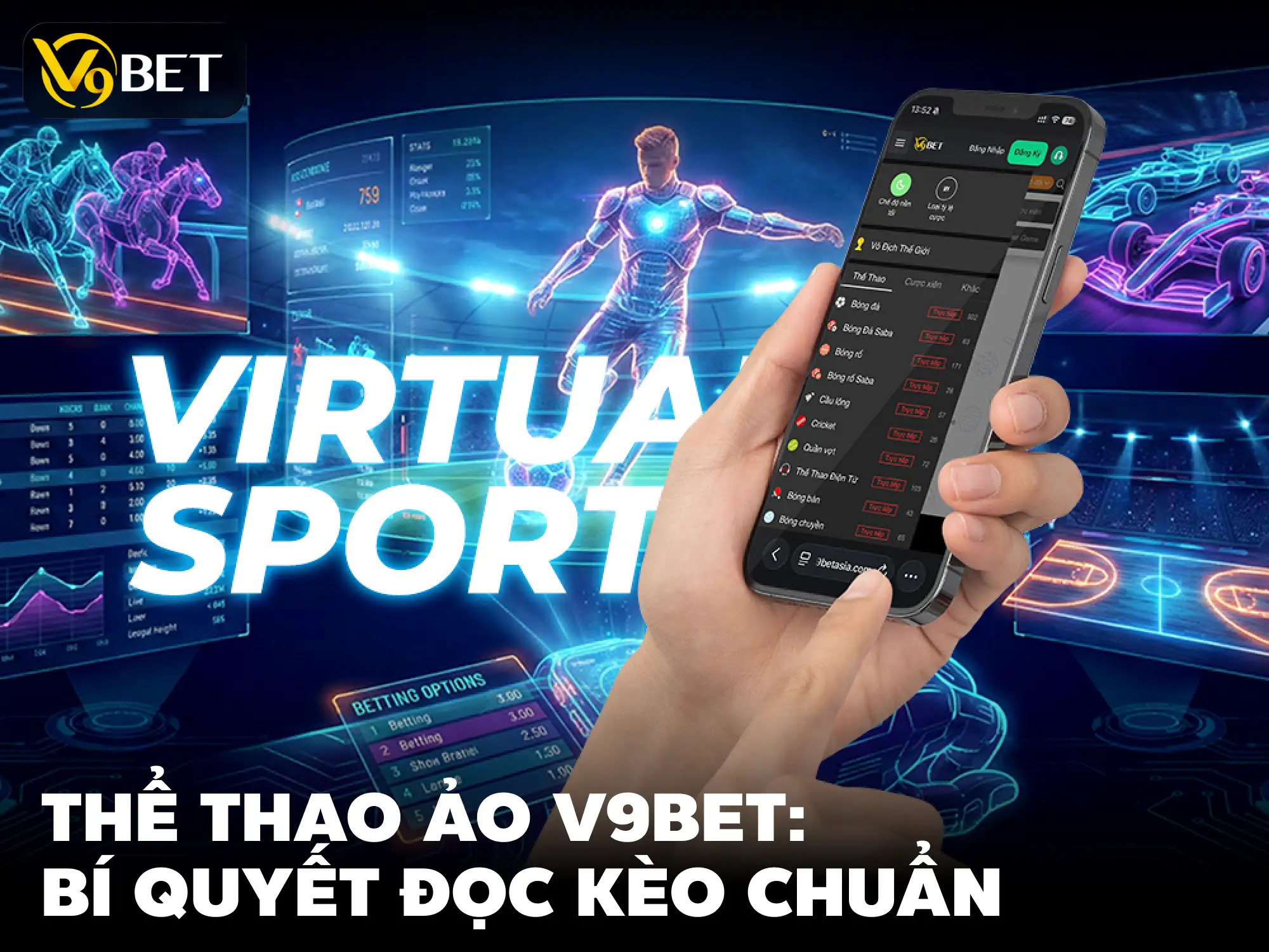 Thể Thao Ảo V9Bet: Cách Chơi, Nhịp Trận, Cách Đọc Kèo