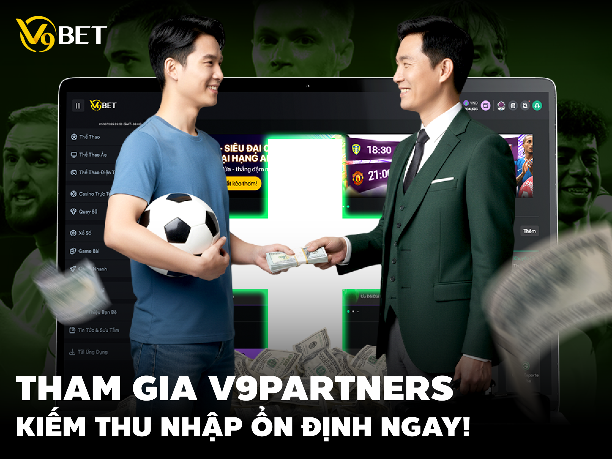 V9Partners: Chương Trình Đại Lý & Đối Tác Cá Cược Hấp Dẫn