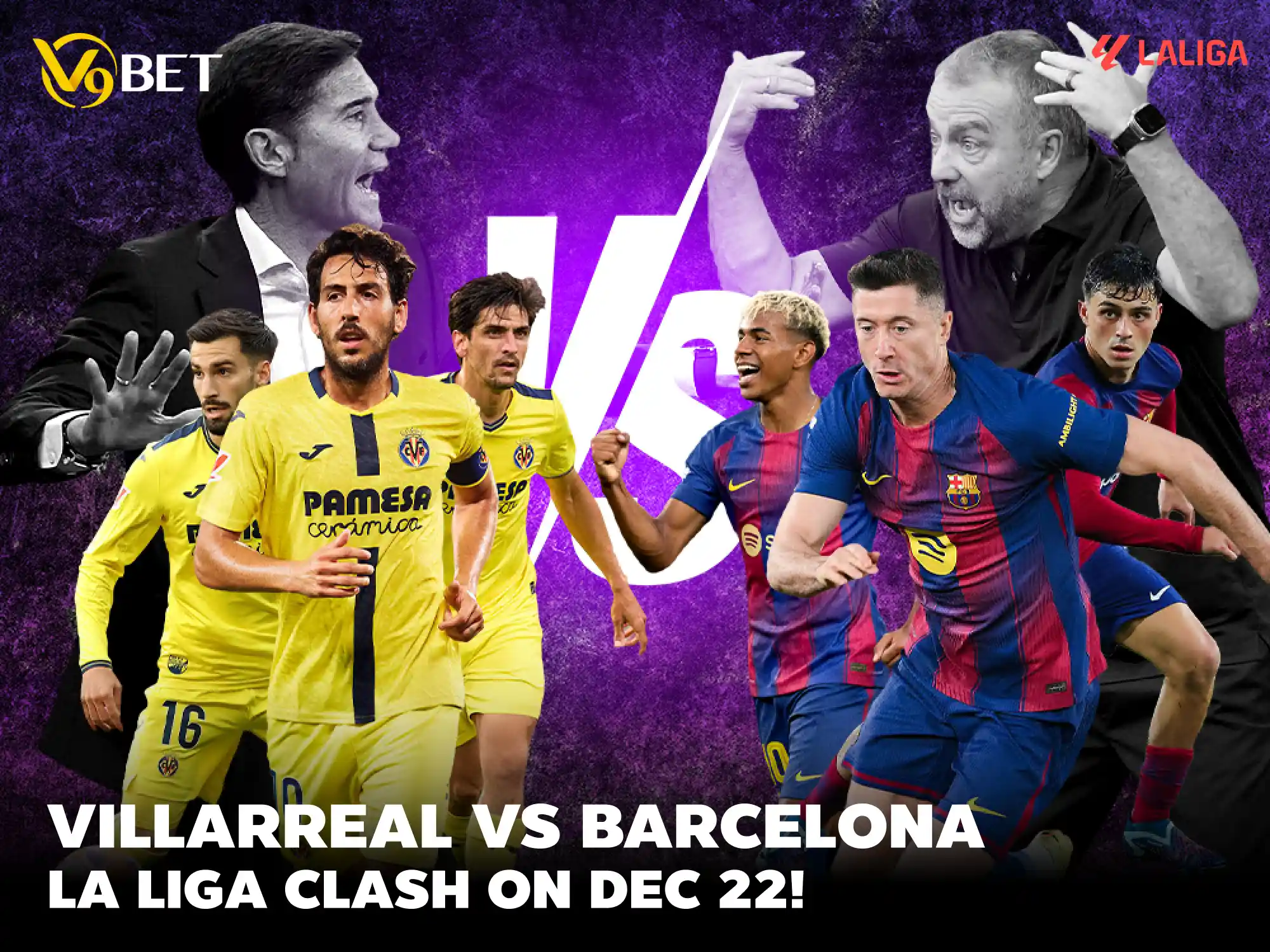 La Liga Showdown: Villarreal vs Barcelona – Dec 22 Match Day