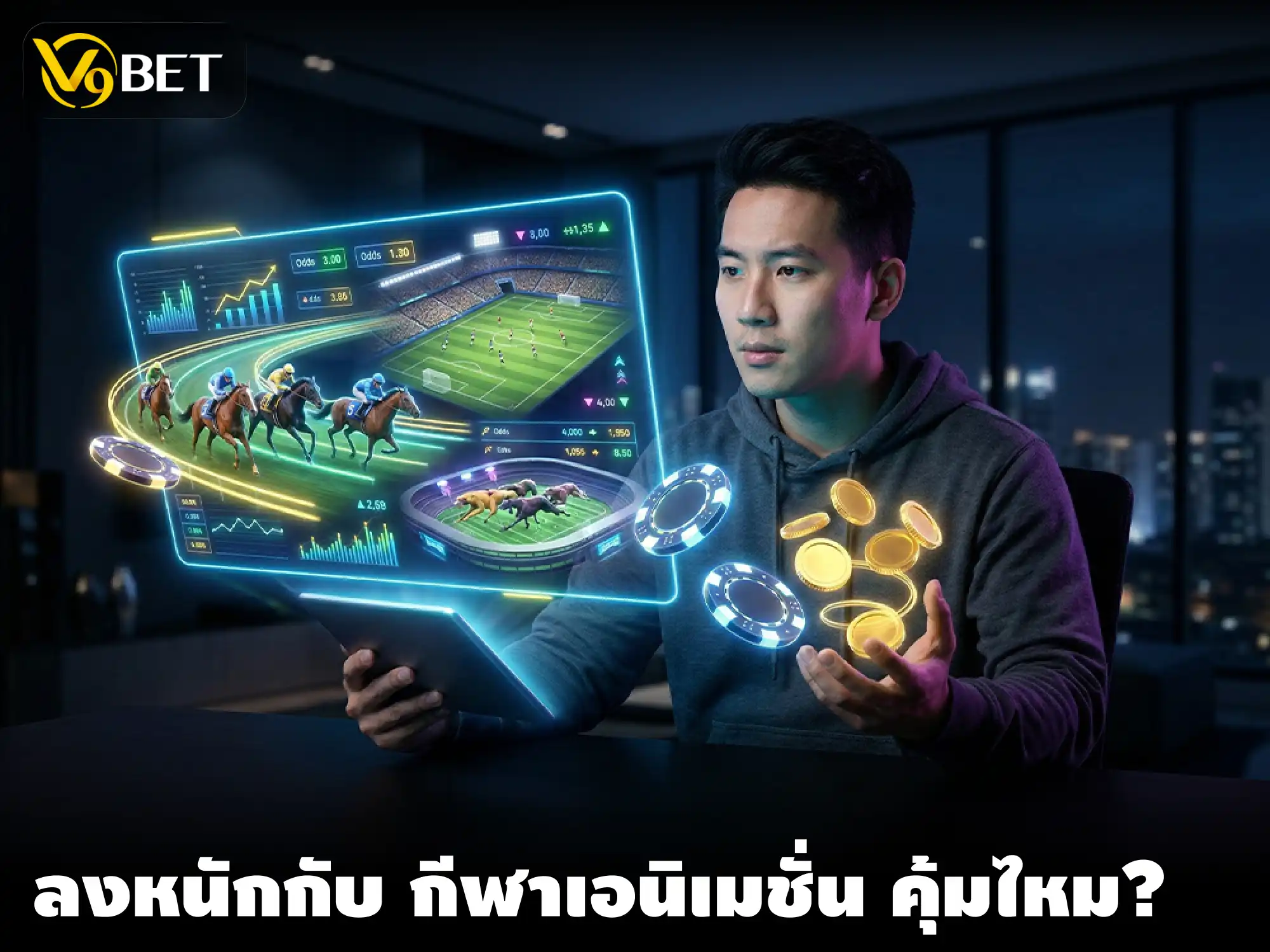 V9Bet มาไขข้อข้องใจ ควรแทงเงินก้อนใหญ่กับ กีฬาเอนิเมชั่น ไหม?