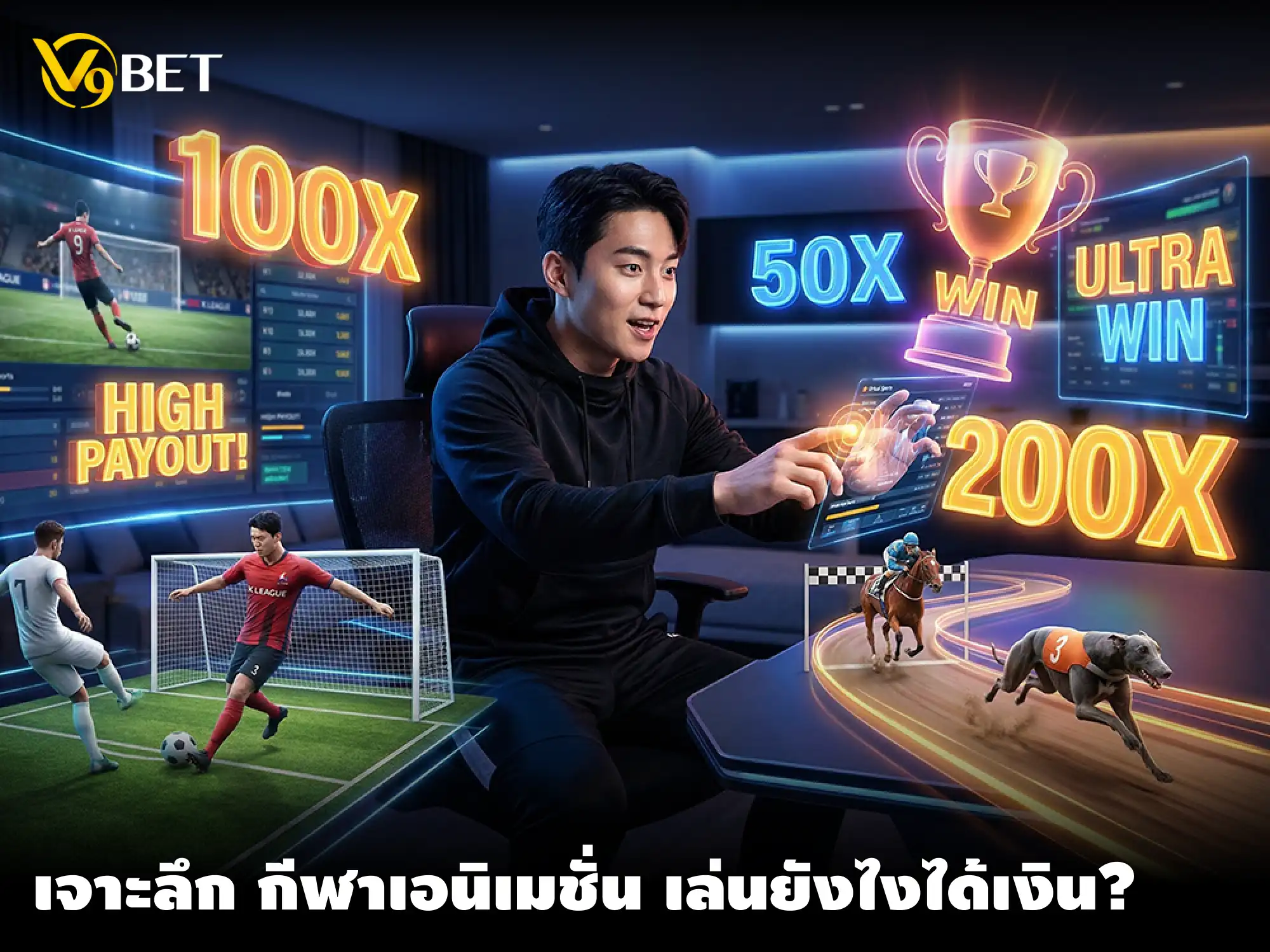 กีฬาเอนิเมชั่น คืออะไร? ระบบจำลองและโครงสร้างการจ่ายเงิน