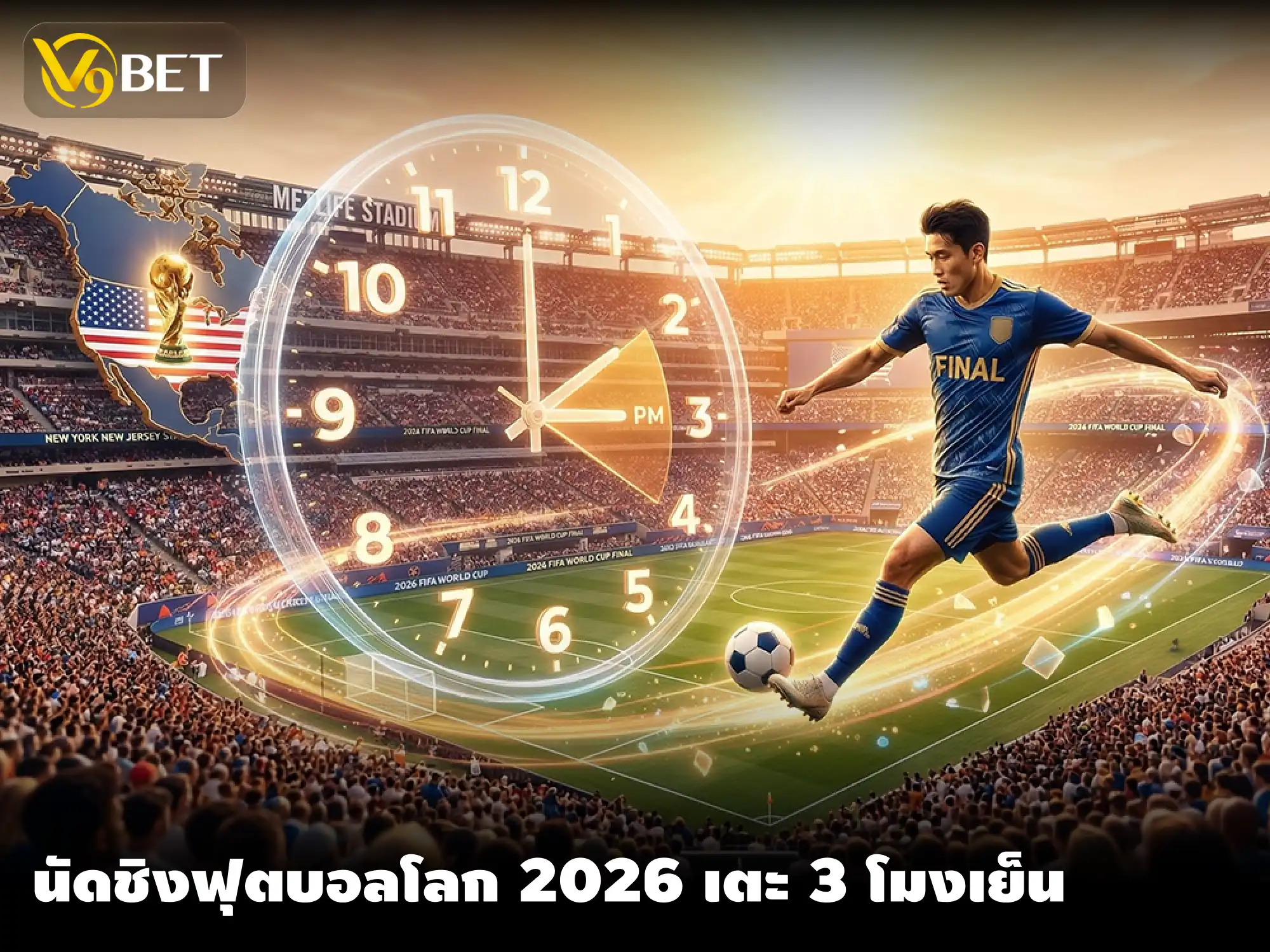นัดชิงบอลโลก 2026 เตะบ่ายสาม FIFA เลือกเวลาทองเพื่อผู้ชมทั่วโลก