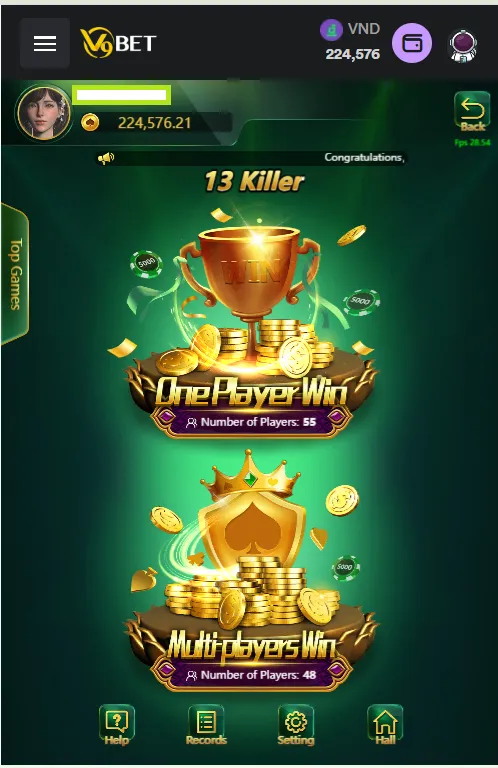 13 Killer – the most popular card game among Vietnamese players