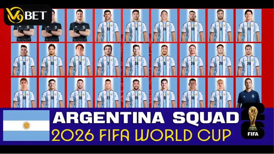 Argentina squad for the 2026 World Cup
