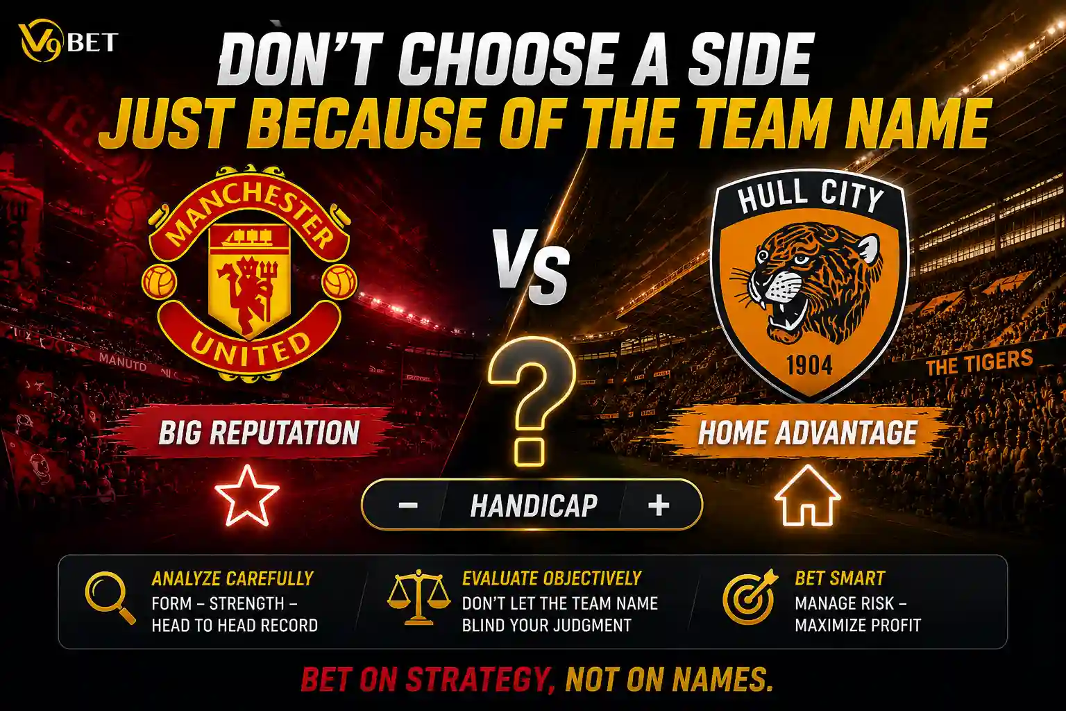 Don't choose based solely on team names
