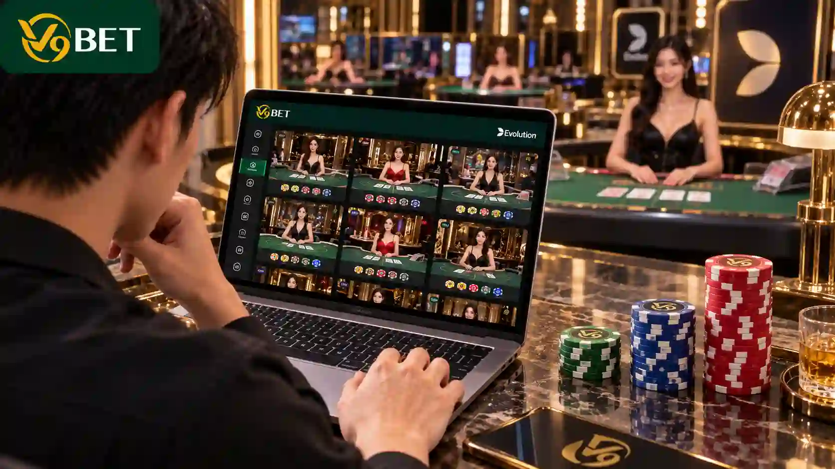 Baccarat EVO at V9Bet