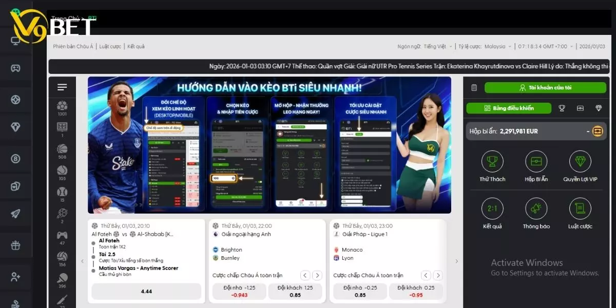 Người tham gia sẽ dễ dàng chọn bàn baccarat trực tuyến theo mức vốn