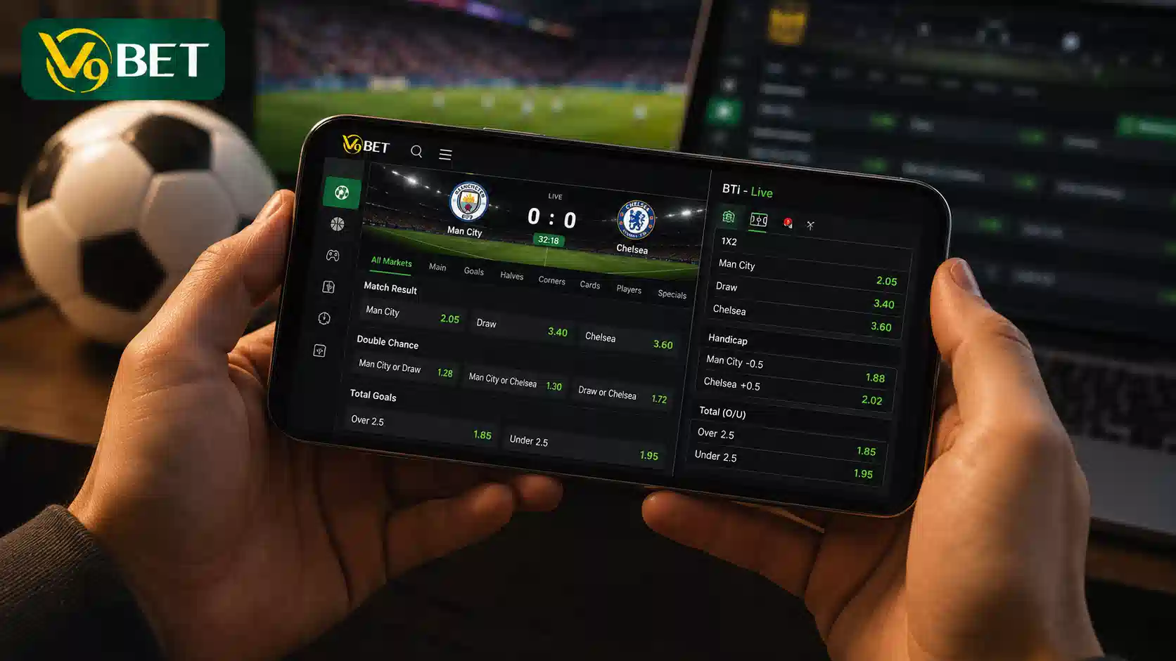 BTi Sports – a betting provider that meets the needs of V9BET players