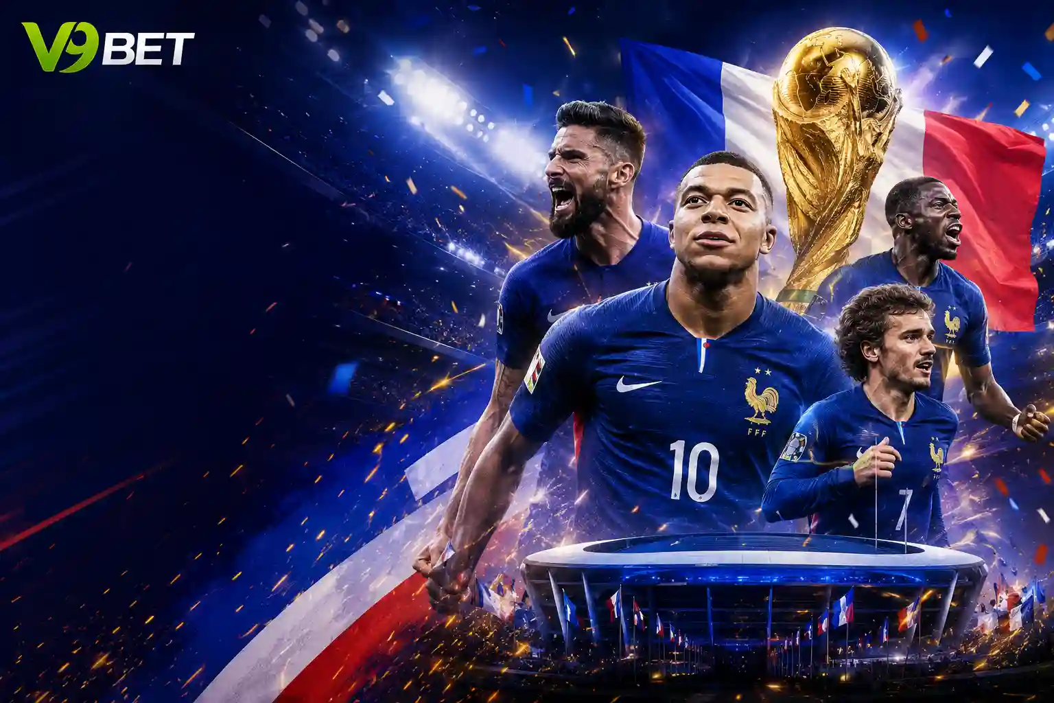 Pháp ứng viên vô địch World Cup 2026 bảng I