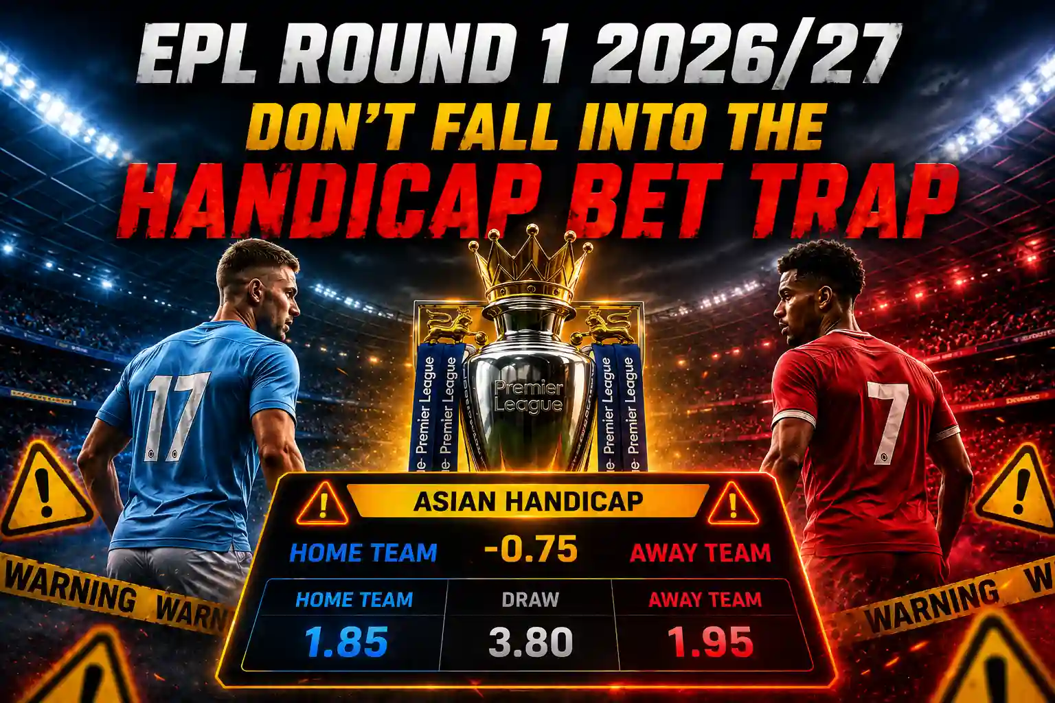Premier League Round 1 betting analysis 2026 and common handicap traps