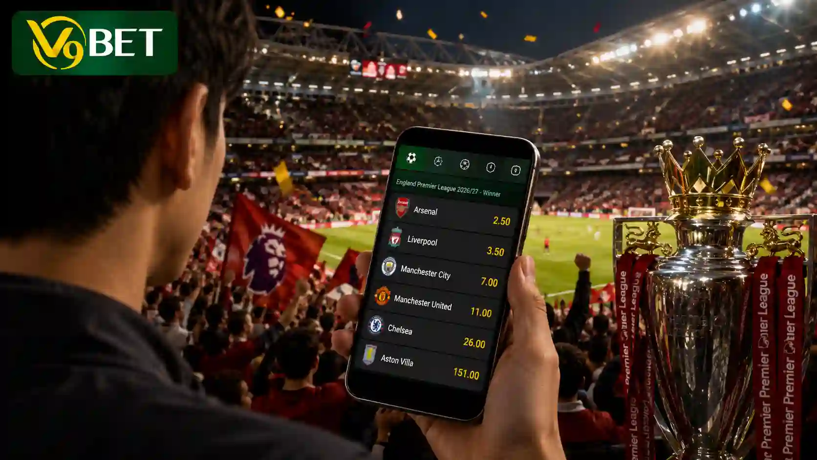 Odds for predicting the 2026/27 Premier League winner are now available at BTi