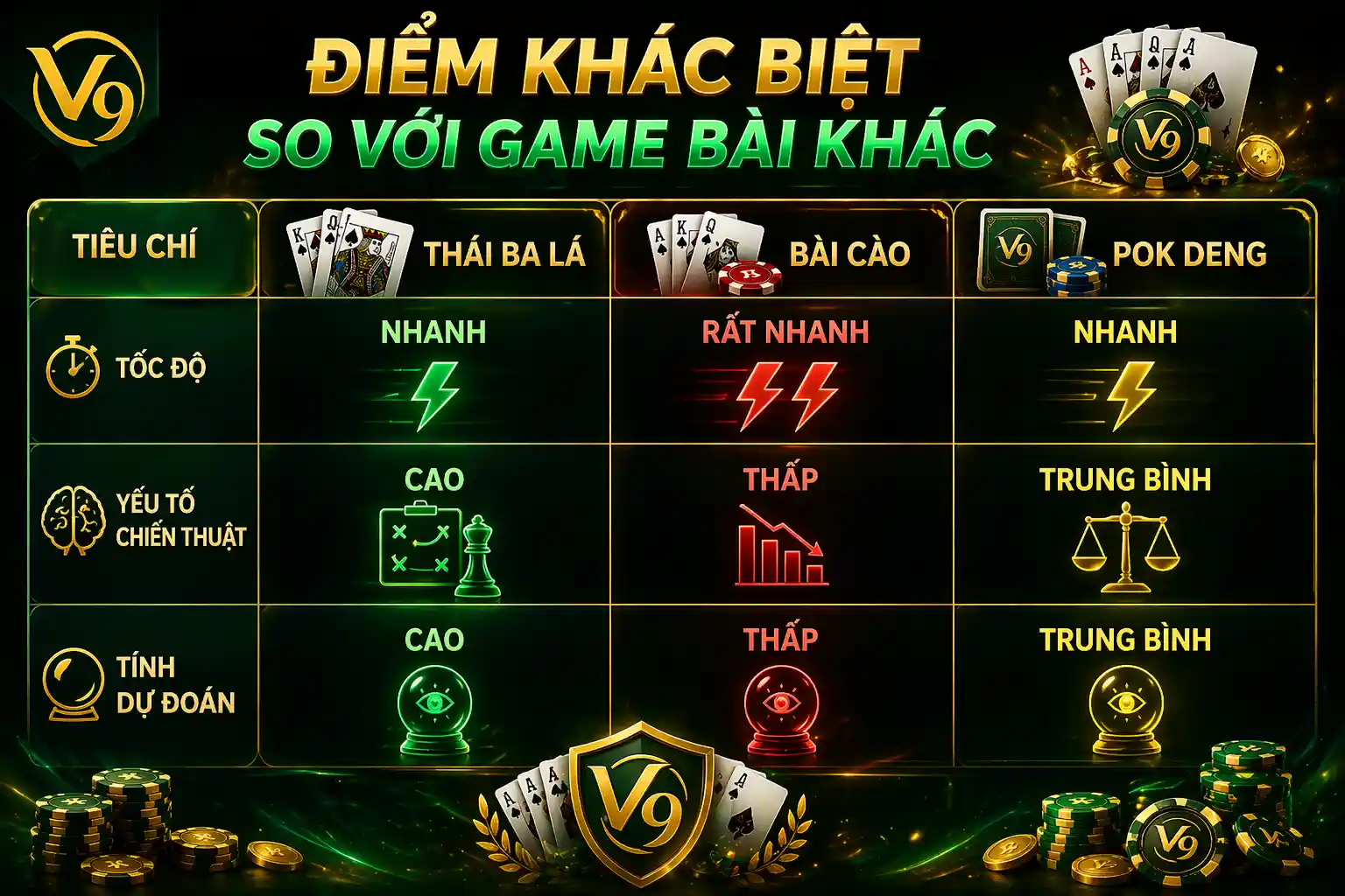 Game bài – đọc tâm lý đối thủ trong game bài online trên V9Bet