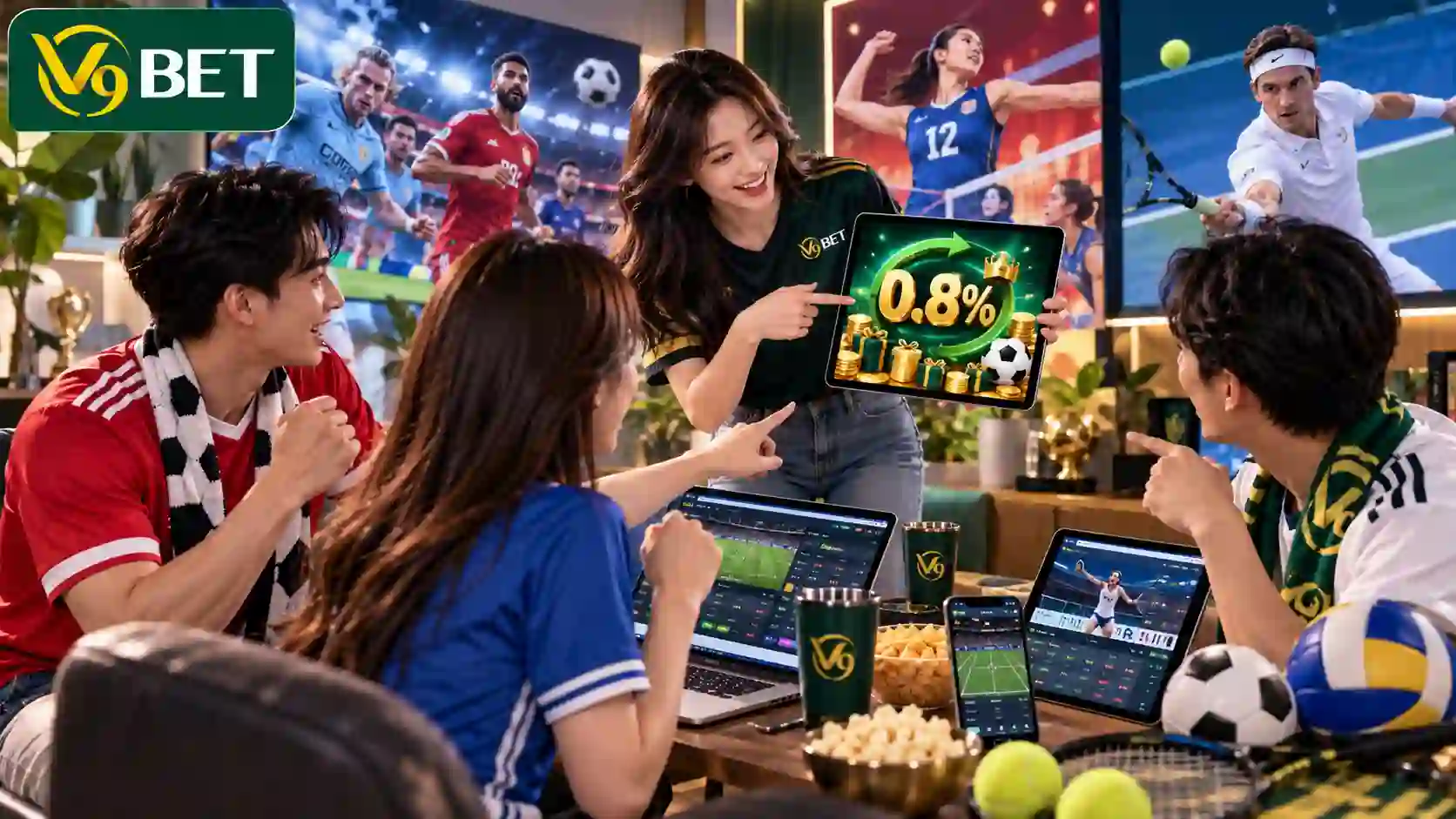 เดิมพันมันส์ โปรโมชั่นเด็ด ต้องที่ V9Bet