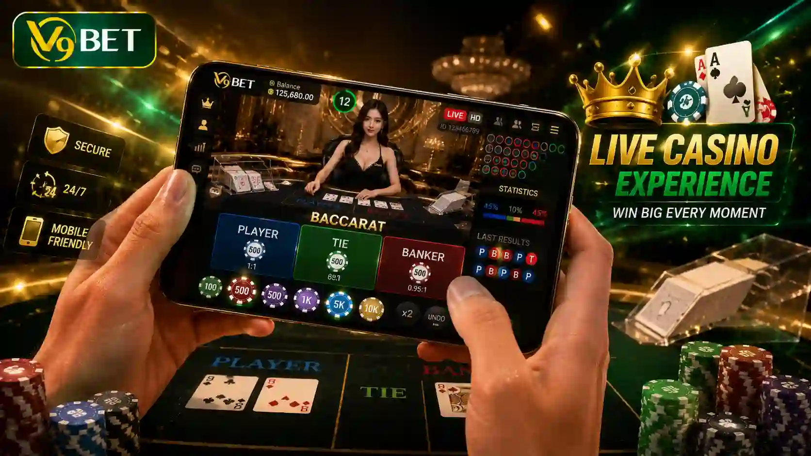 Convenient mobile betting on V9Bet anytime, anywhere