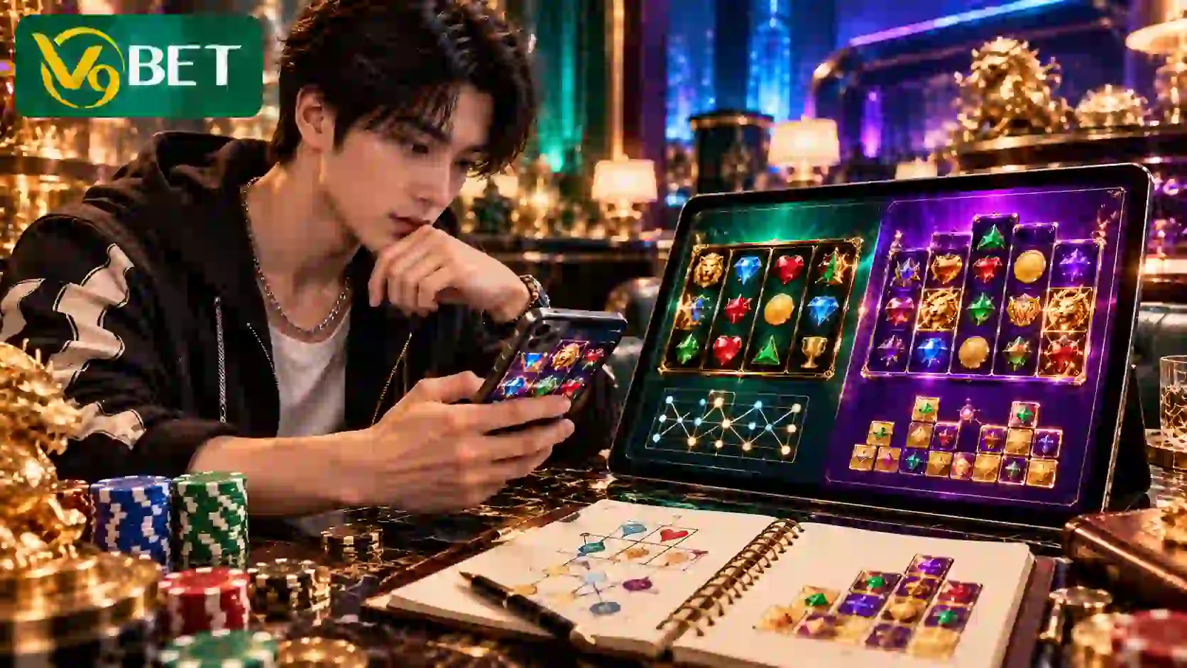 สนุกกับเกมสล็อตที่ V9Bet ได้ทุกที่ ทุกเวลา