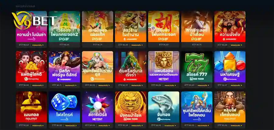 หน้าเว็บ V9Bet สล็อต