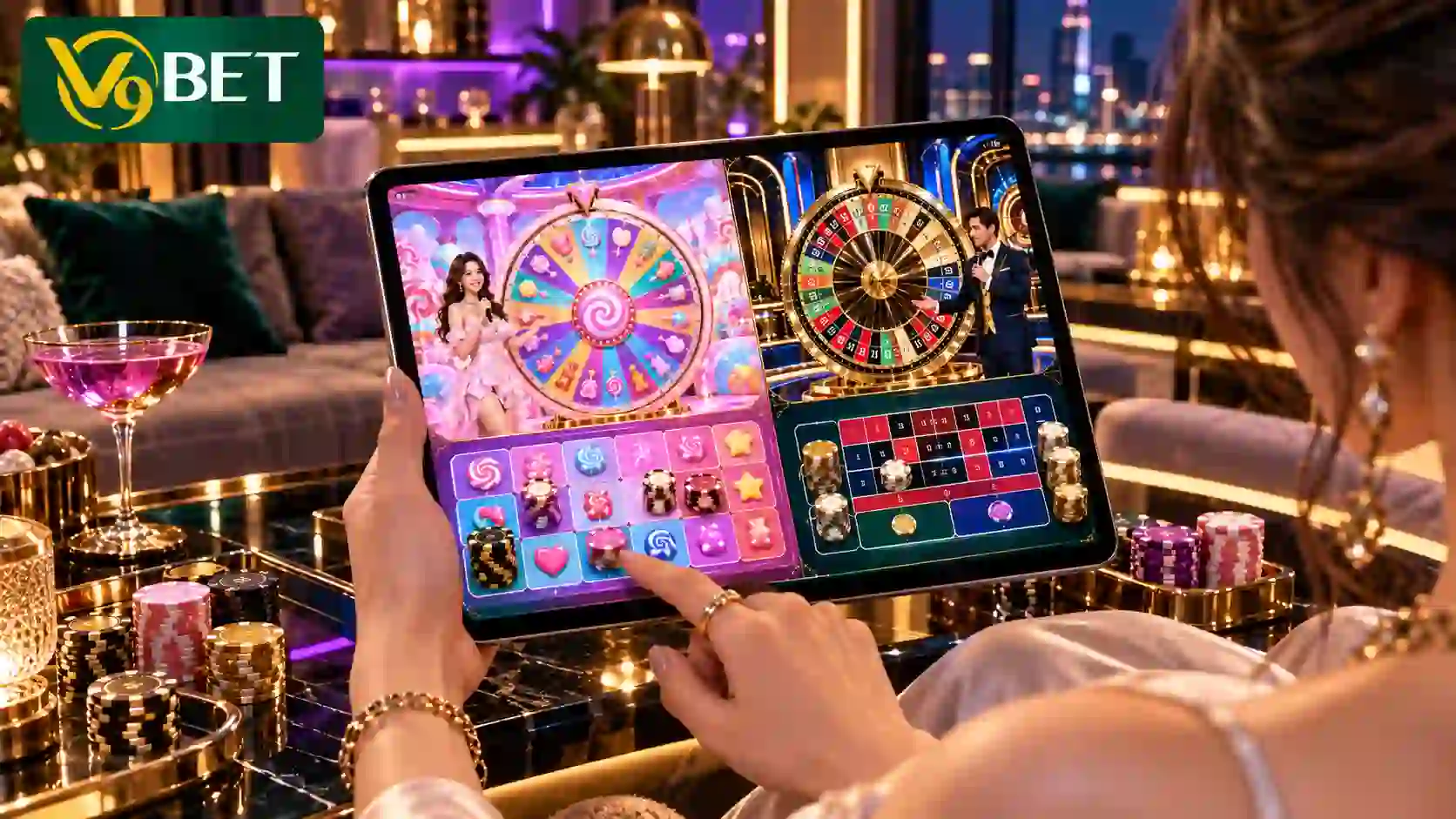 Enjoy both games at V9Bet
