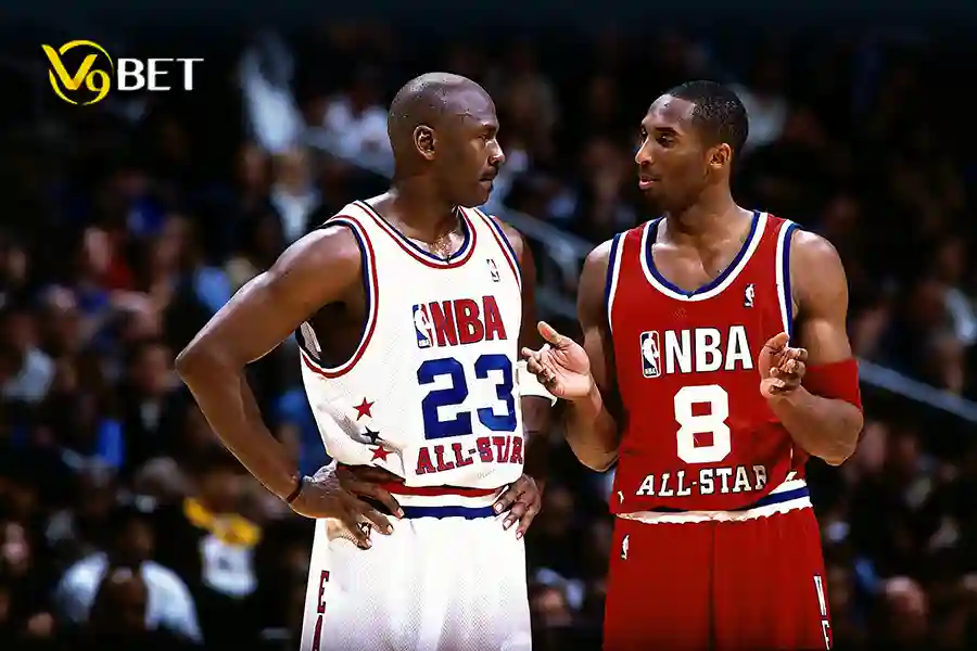 Michael Jordan and Kobe Bryant
